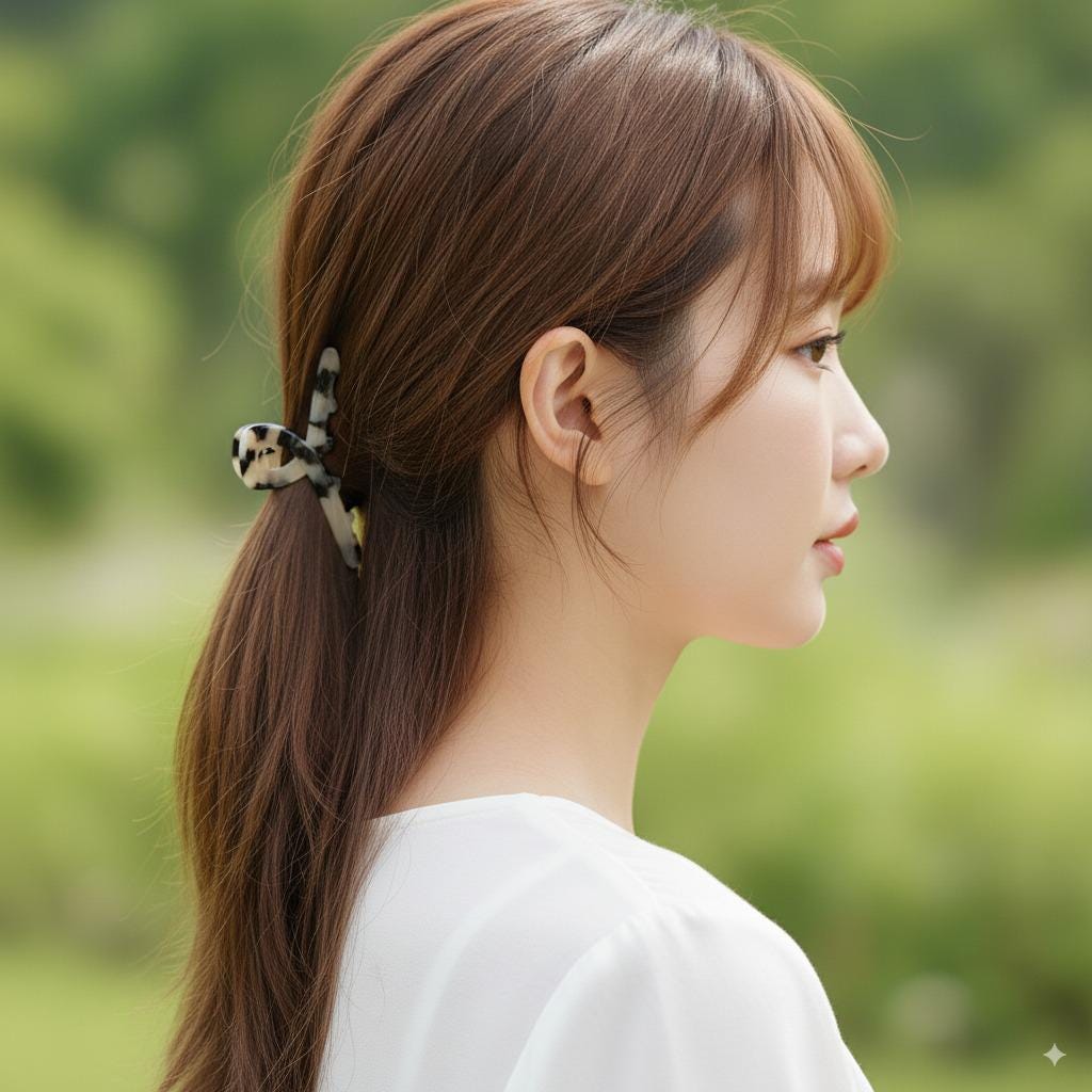 Twist Small Hair Clip Claw (2.8 Inch) / Tortoise Shell French Hair Pin / Hair Barrette for Woman / Octopus Hair Clip