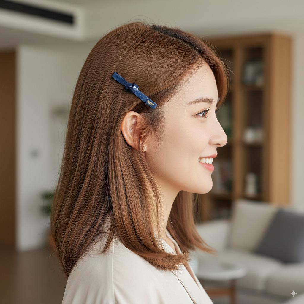 Leopard Knotted Hair Claw Clip (2.4 Inch) / Tortoise Shell French Hair Pin / Alligator Hair Clip for Woman