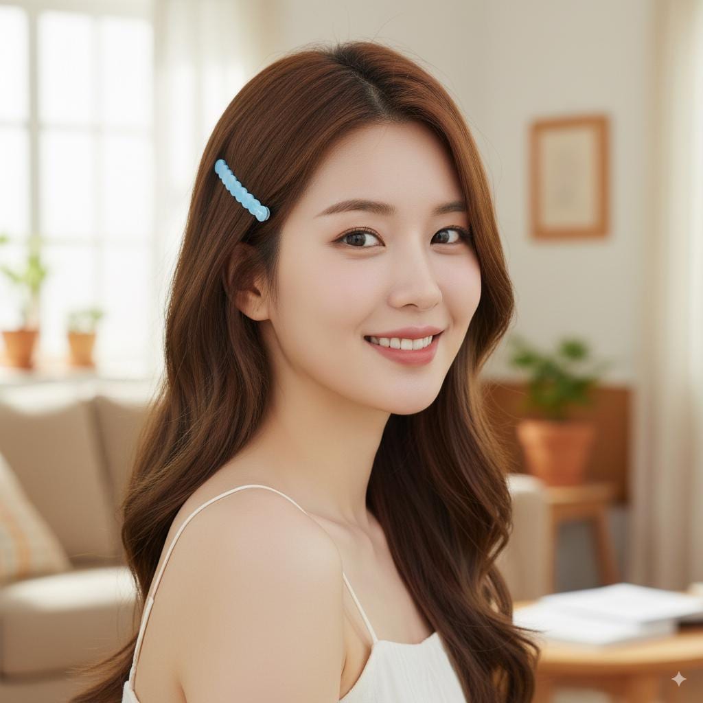 Vivid Color Round Mini Bobby Pin (2.4 Inch) / Simple French Hair Pin / Hair Accessory for Woman / Colorful Snap Clip