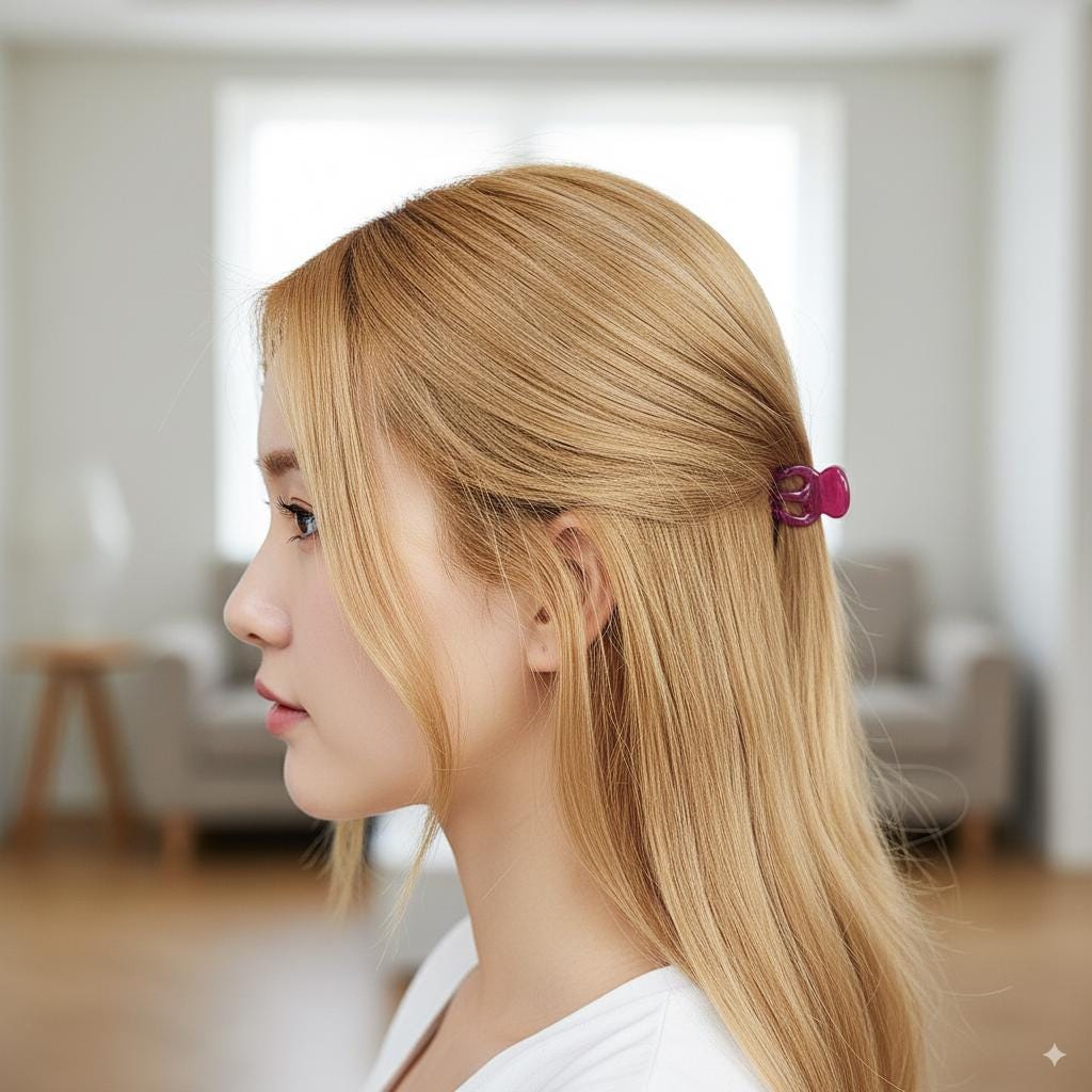 Pure Color Small Hair Claw Clip (0.8 Inch) / Cute French Hair Pin / Hair Accessory for Woman / French Barrette
