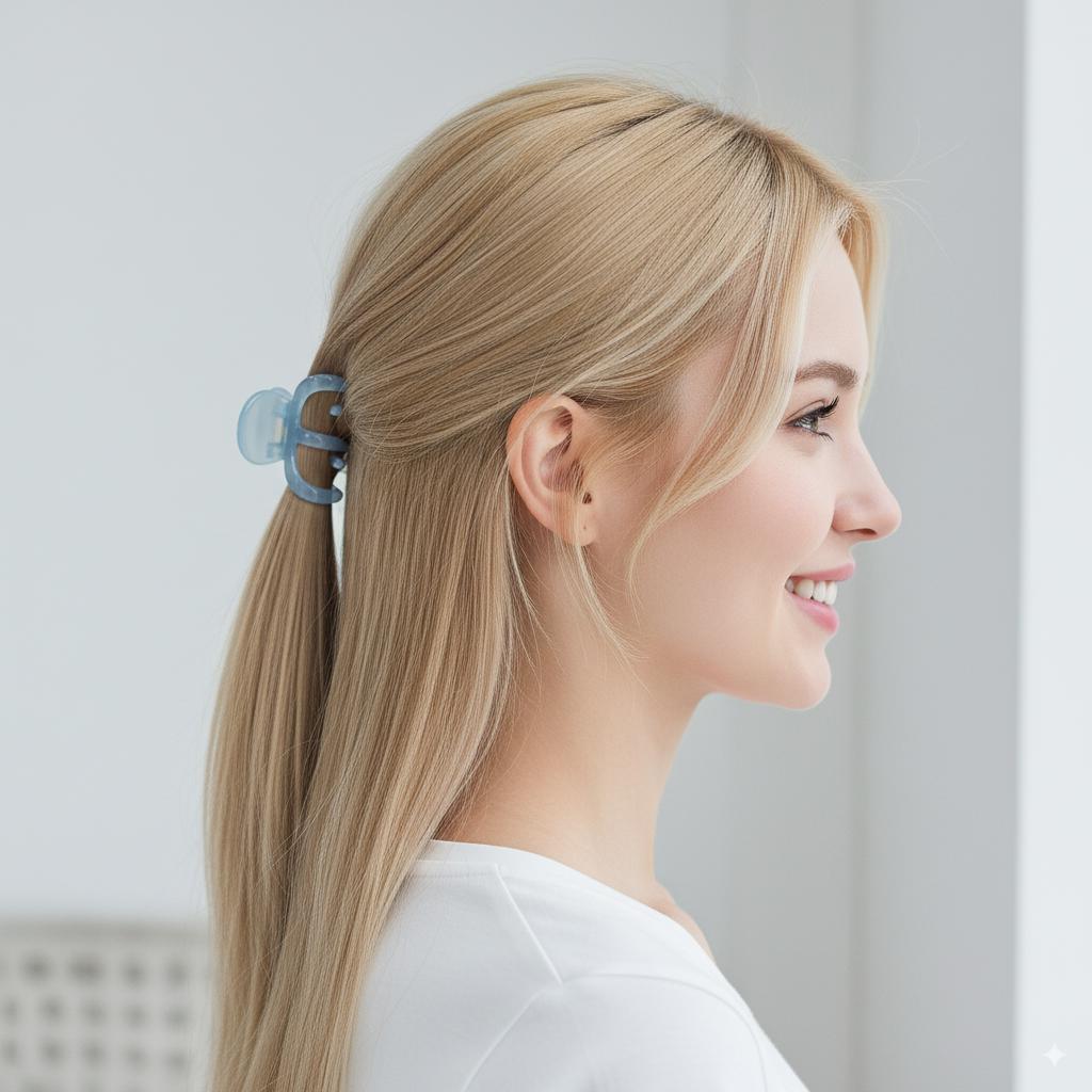 New Color Pentacle Half Up Hair Claw Clip (1.8 Inch) / Elegance French Hair Pin / Hair Barrette for Woman