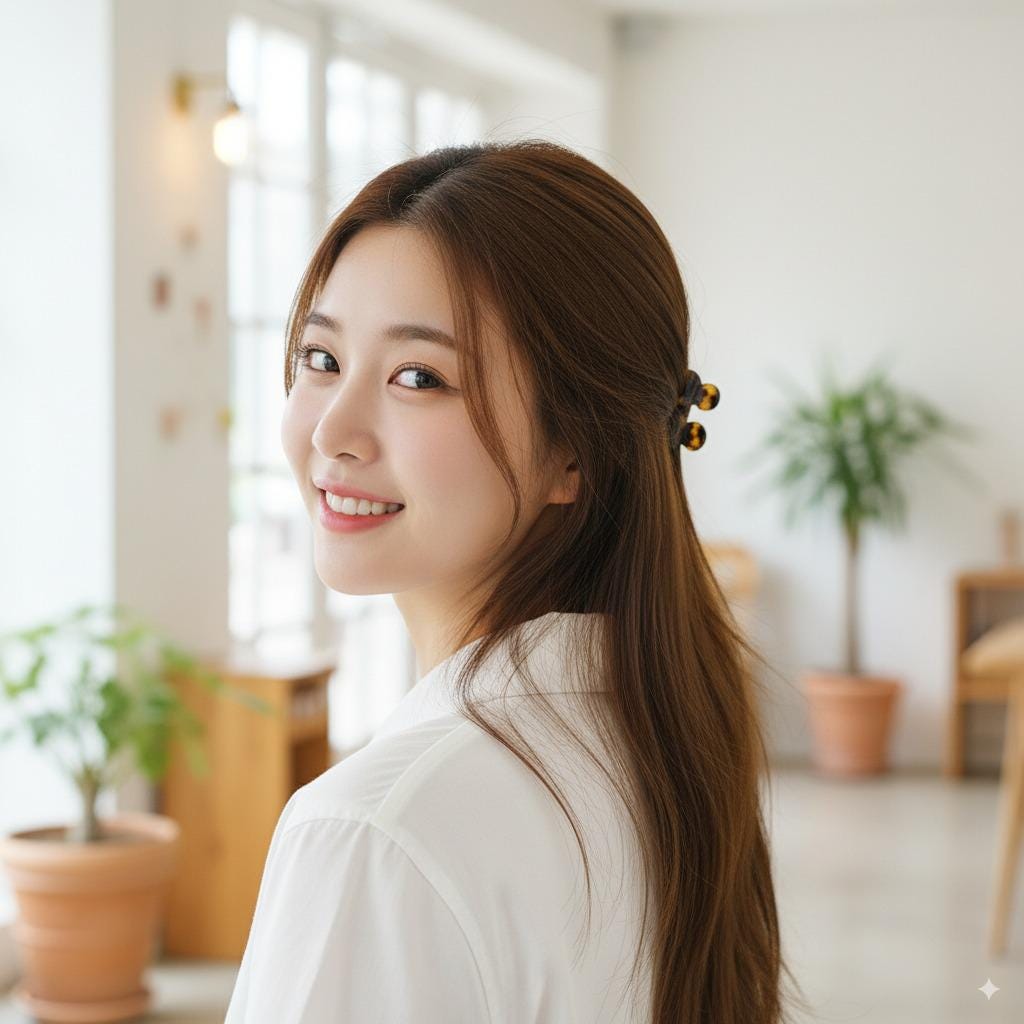 Tortoise Shell Mini Hair Clip (2 pieces 1 set) / Cute French Hair Pin / Hair Accessory for Woman