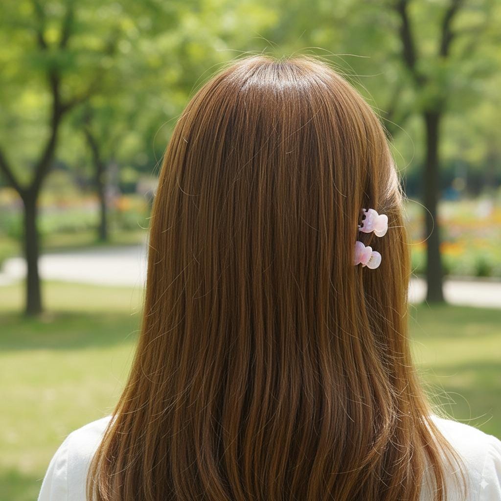 Tortoise Shell Mini Hair Clip (2 pieces 1 set) / Cute French Hair Pin / Hair Accessory for Woman