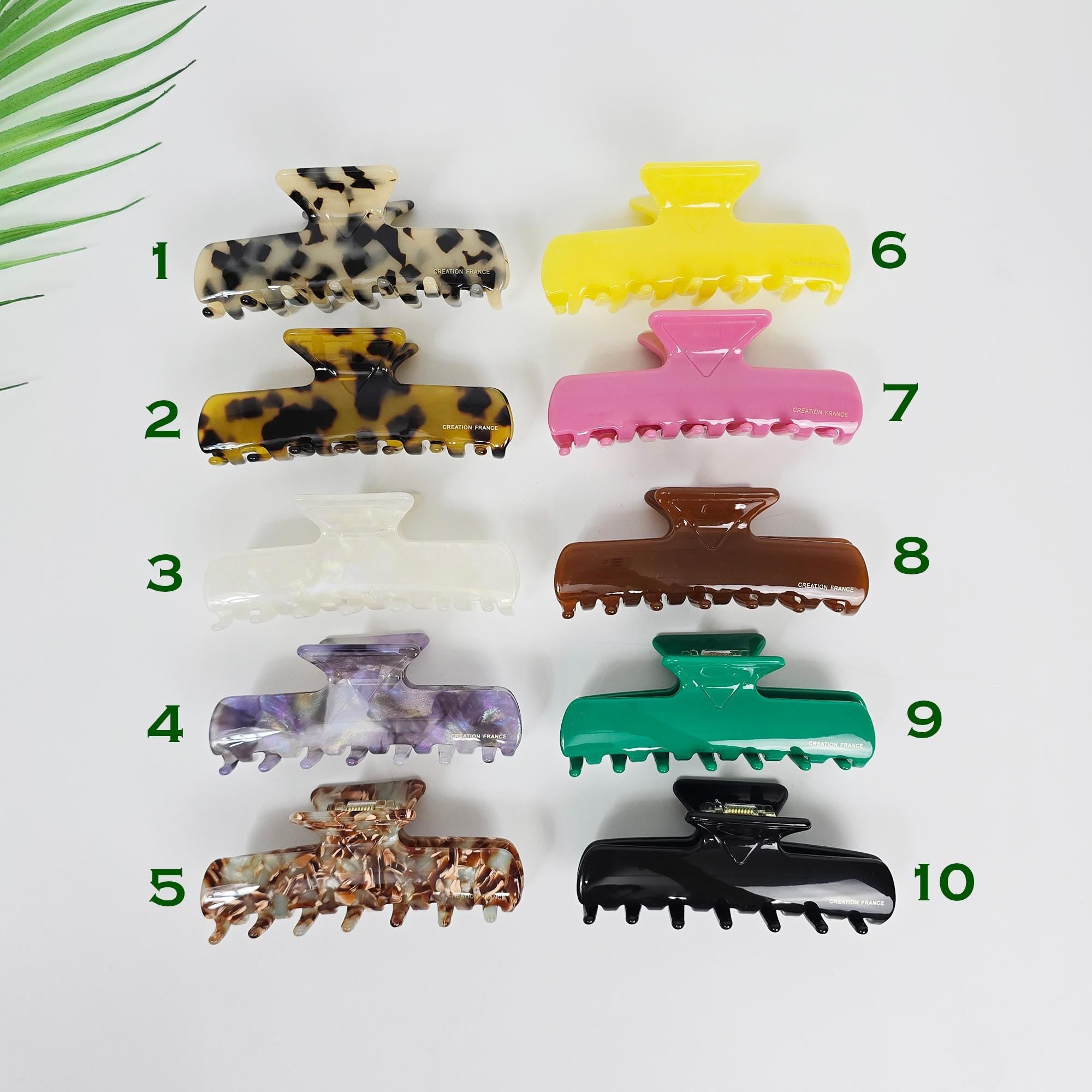 Slimmer Square Updo Half Up Hair Claw Clip (3.9 Inch) / Elegance French Hair Pin / Hair Barrette for Woman