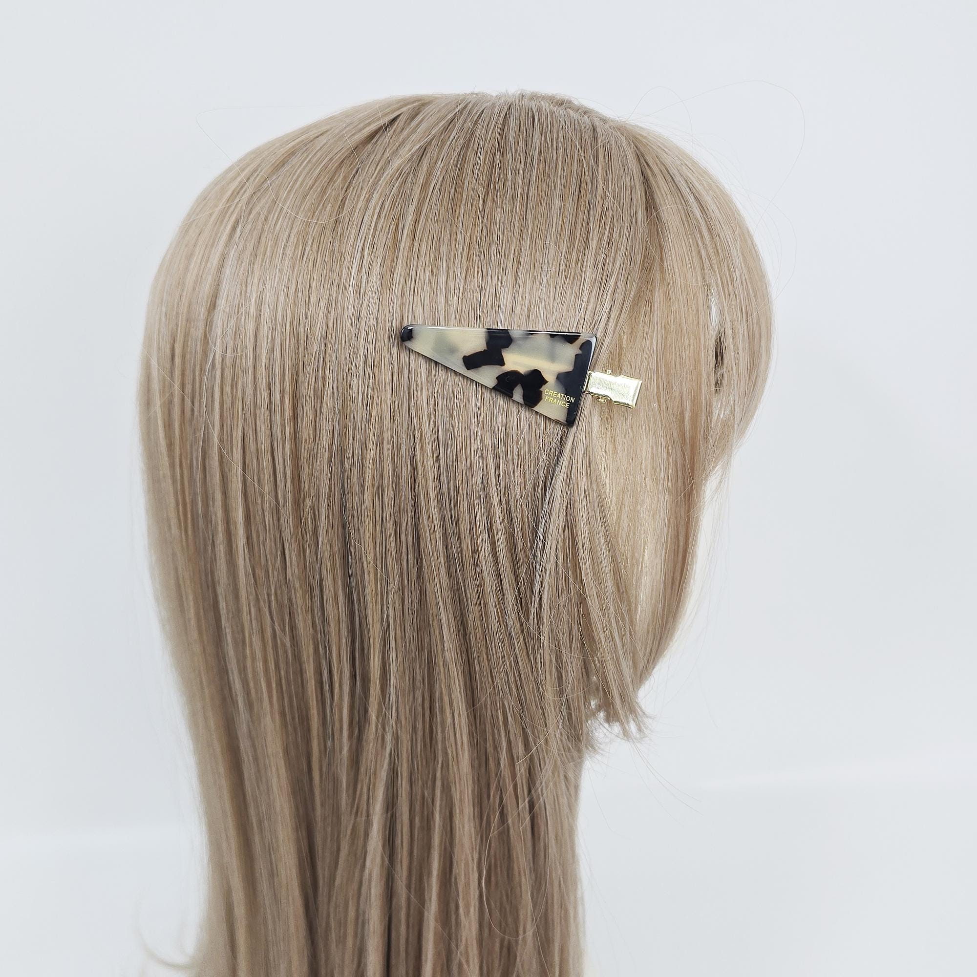 Flat Triangle Makeup Pin Front Hair Styling Set No Mark Pin / Vivid Color French Pin / Alligator Hair Clip for Woman