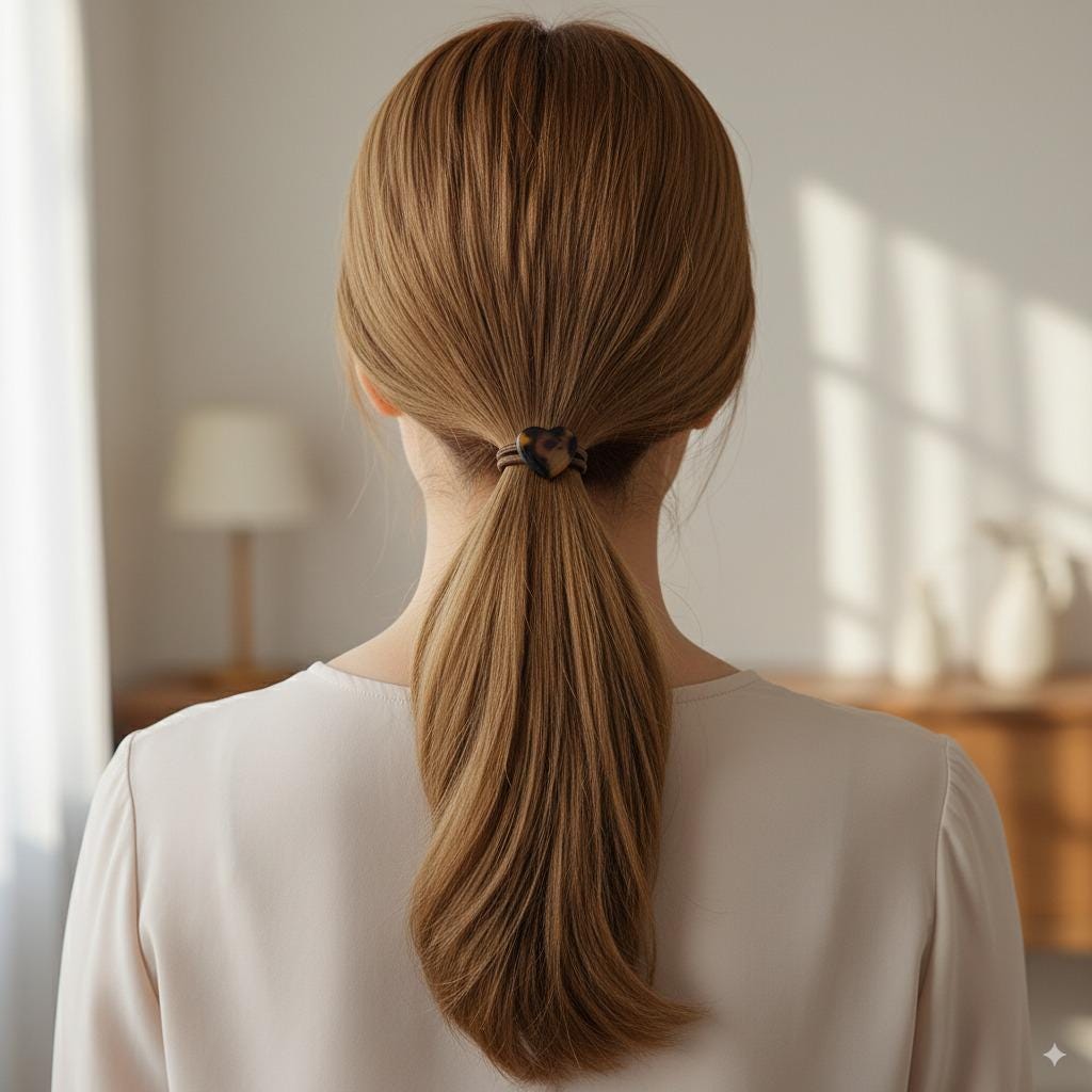Leopard Shell Cutie Mini Heart Hair Tie / Tortoise Shell Ponytail Holder / Hair Accessory for Woman / French Hair Pin / Hair Scrunchy