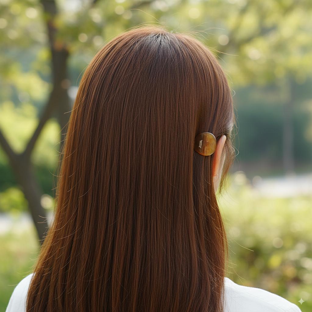 Bean Mini Claw Clip / Tortoise Shell Small French Hair Pin / Hair Barrette for Woman / Hair Accessory for Girl