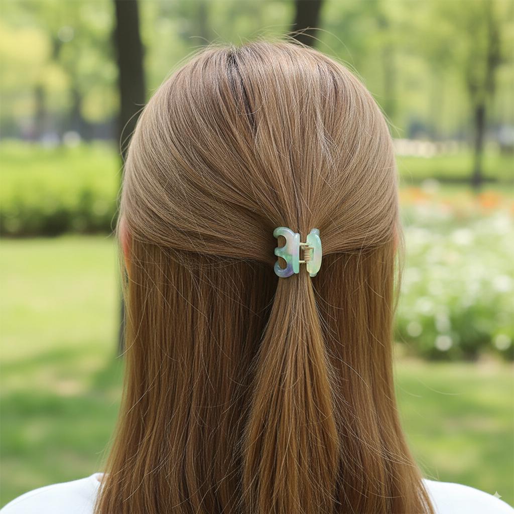 Pure Color Small Hair Claw Clip (0.8 Inch) / Cute French Hair Pin / Hair Accessory for Woman / French Barrette
