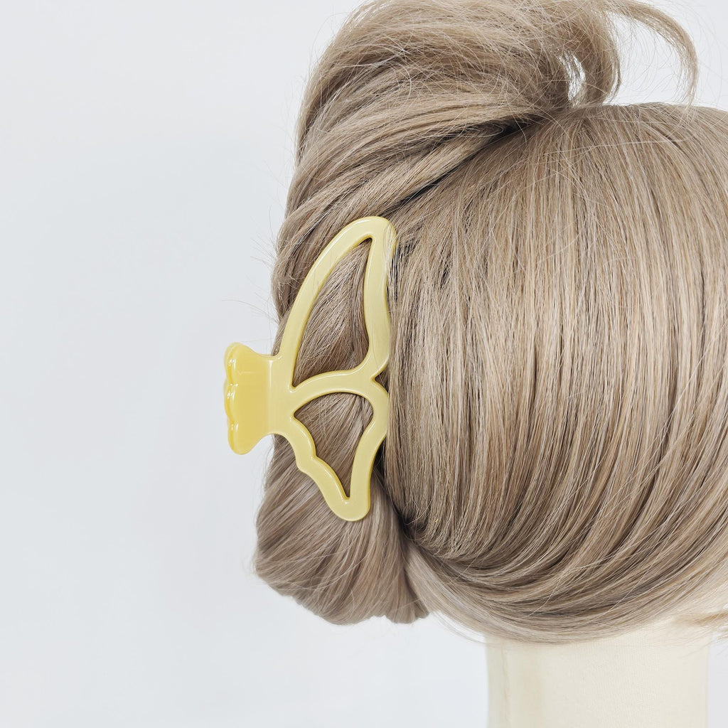 Butterfly Wing Updo Half Up Hair Claw Clip / Elegance French Hair Pin / Hair Barrette for Woman