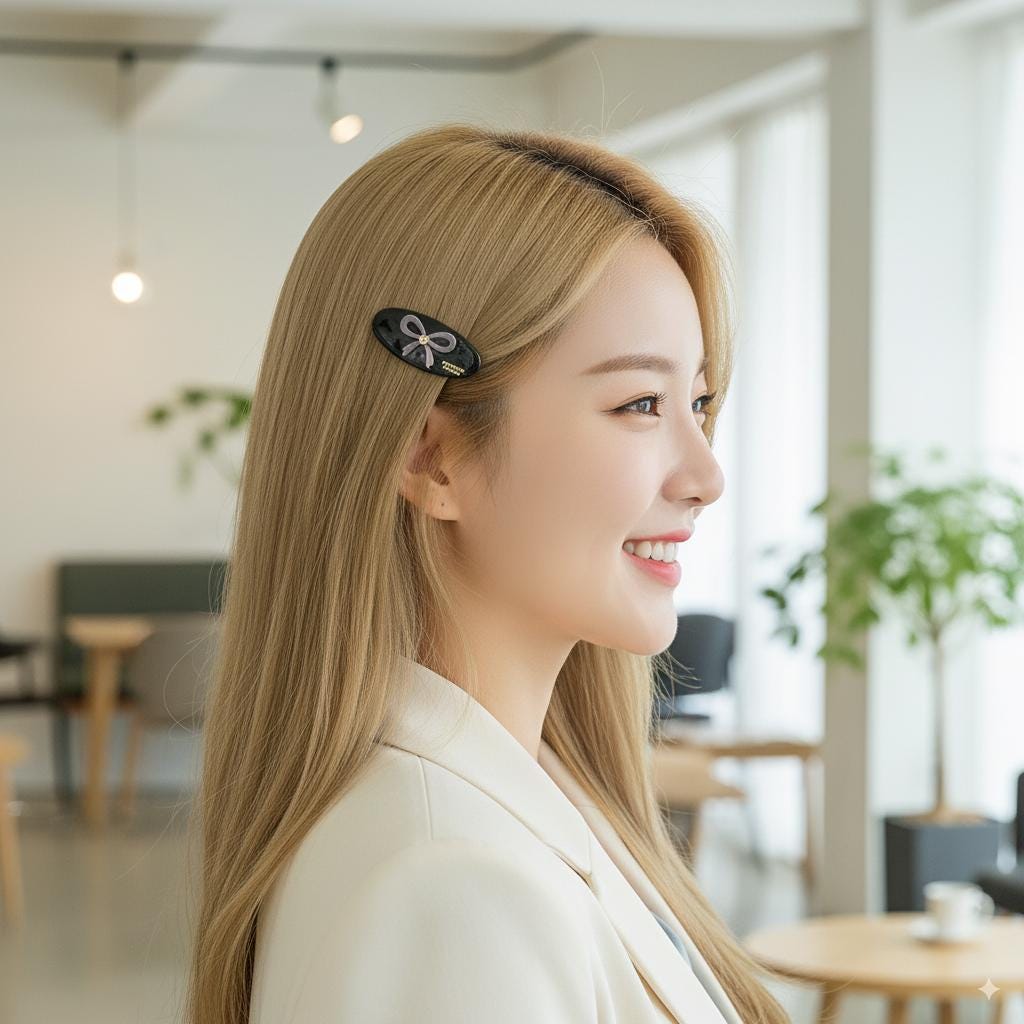 Ultra Mini Flat Sweetie Girl Hair Claw Clip (1.8 Inch) / Vivid Color French Pin / Alligator Hair Clip for Woman