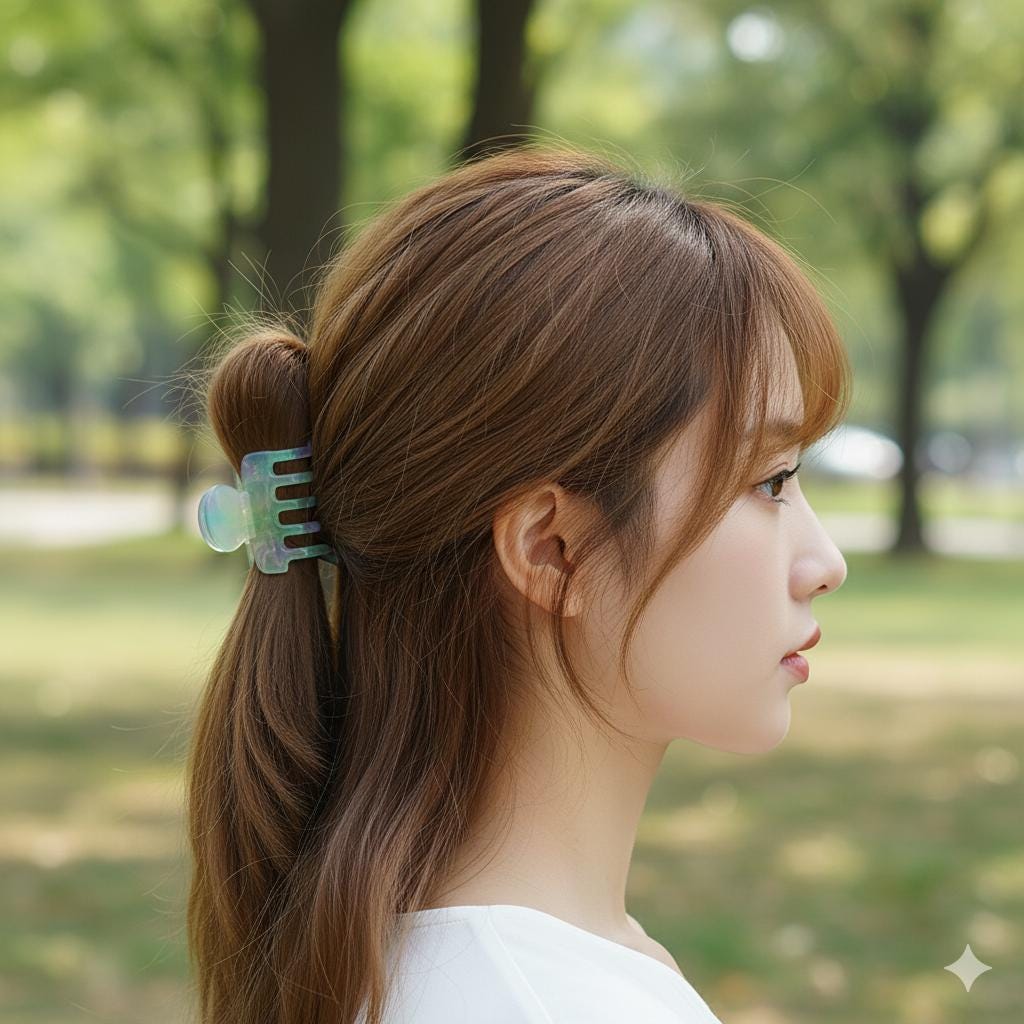 Small Octopus Hair Clip (1.6 Inch) / Cute French Hair Pin / Hair Barrette for Woman / French Hair Barrette