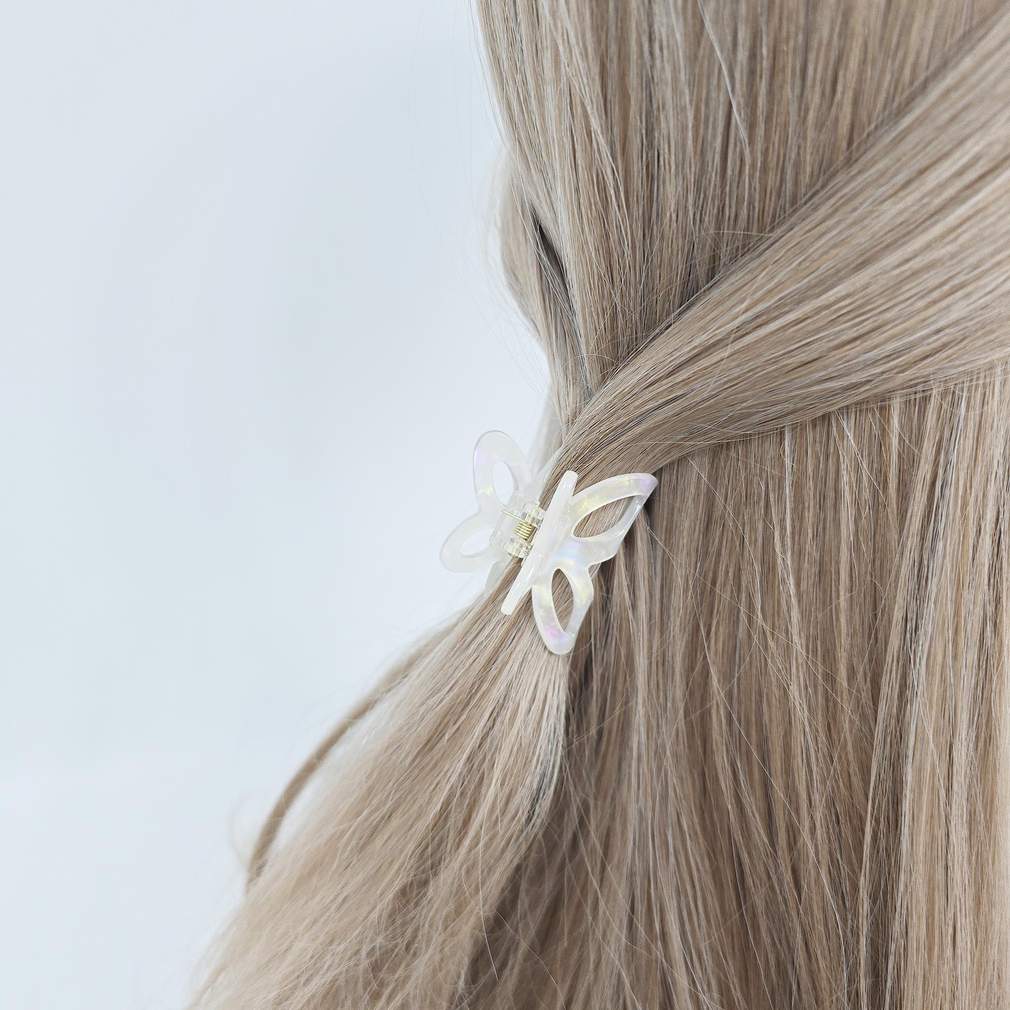 Charming Butterfly Grip Clip Hair Claw Clip / Vivid Color French Pin / Alligator Hair Clip for Woman