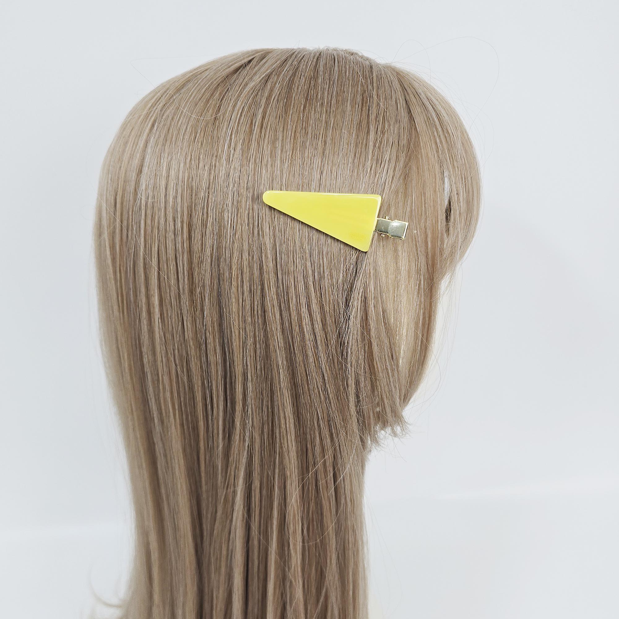 Triangle Flat Makeup Styling Set Bobby Pin / Vivid Color French Pin / Alligator Hair Clip for Woman