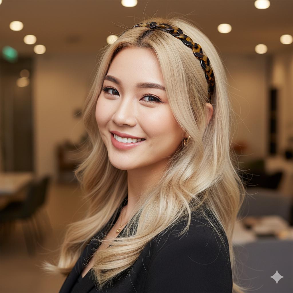 Tortoise Shell Twist Thin Headband / Leopard Olive Peach Headband / Hair Accessory for Woman / Twisted Headband