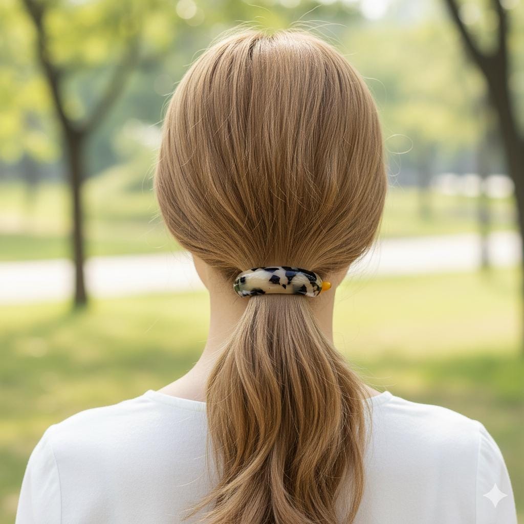 Half Moon Banana Claw Clip (3.0 Inch) / Tortoise Shell Hair Comb Barrette / Clincher Comb Hair Accessory / French Hair Pin