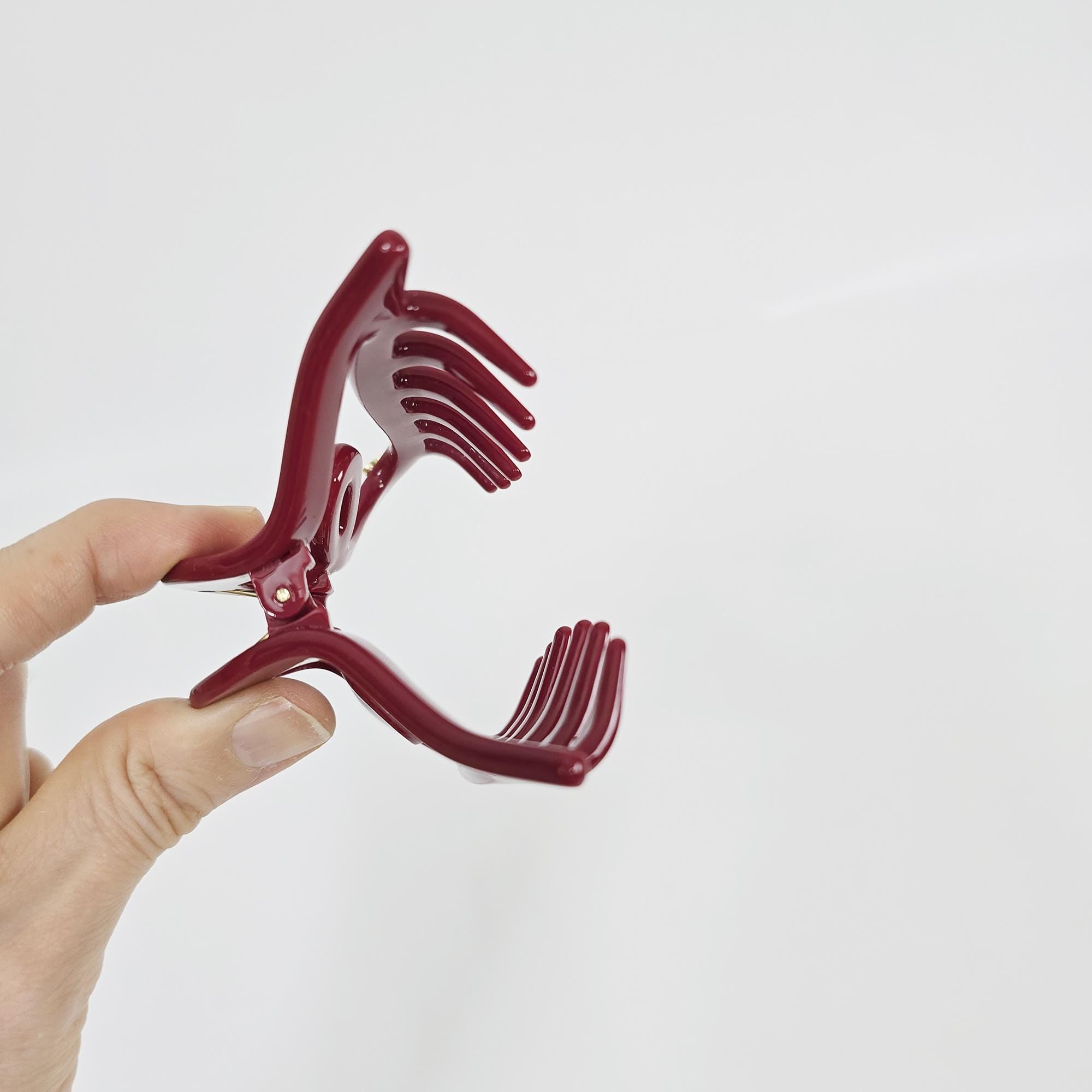 New Color Sweet Heart Half Updo Hair Claw Clip (3.5 Inch) / Elegance French Hair Pin / Hair Barrette for Woman