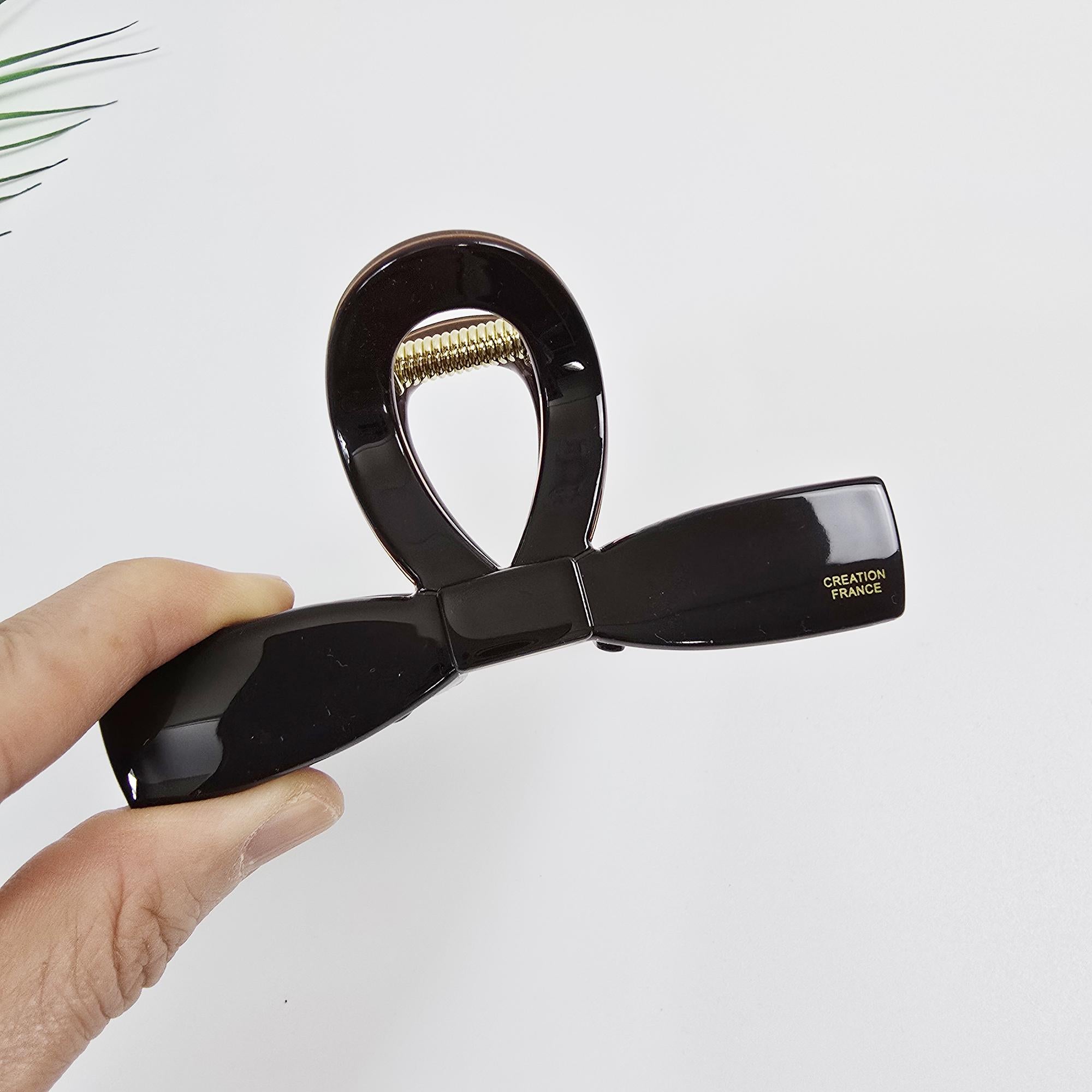 New Color Bow Tie Straight Twist Updo Hair Claw Clip (4.1 Inch) / Elegance French Hair Pin / Hair Barrette for Woman