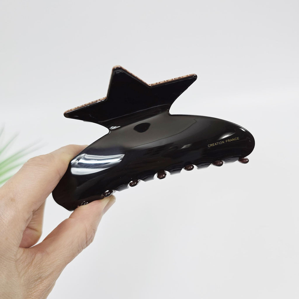 Stella Cubic Claw Updo Hair Claw Clip (4.7 Inch) / Elegance French Hair Pin / Hair Barrette for Woman