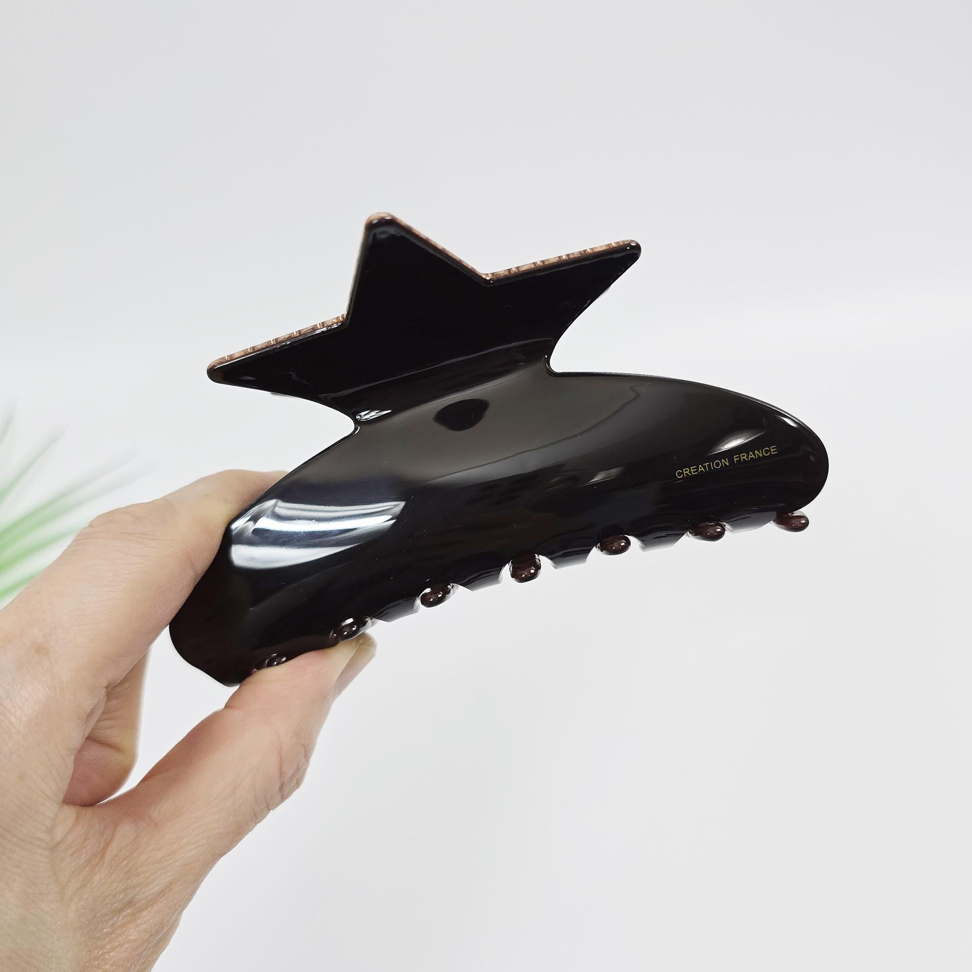 Stella Cubic Claw Updo Hair Claw Clip (4.7 Inch) / Elegance French Hair Pin / Hair Barrette for Woman