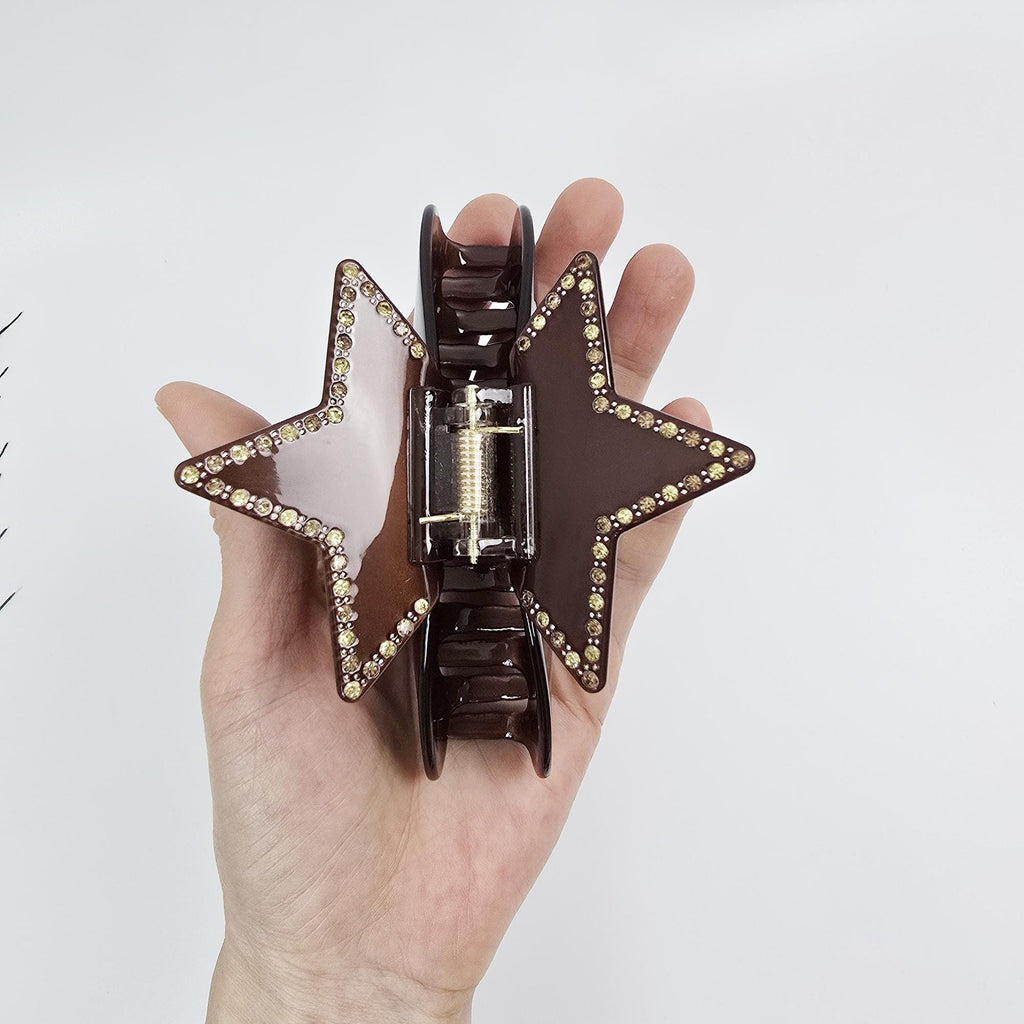 Stella Cubic Claw Updo Hair Claw Clip (4.7 Inch) / Elegance French Hair Pin / Hair Barrette for Woman