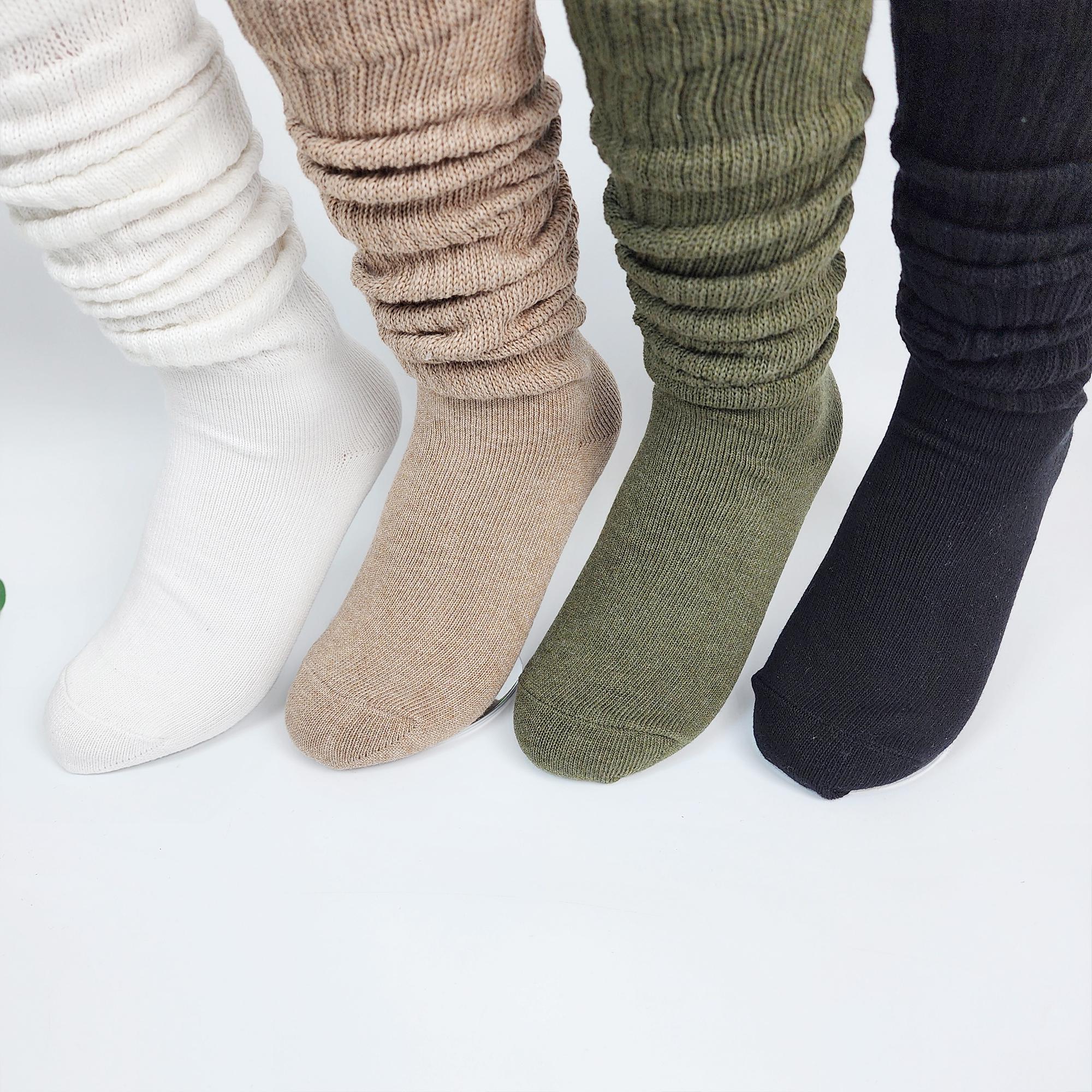 Knee High Socks | Slouchy Boot Warmer | Korean Socks | Winter Gift for Her