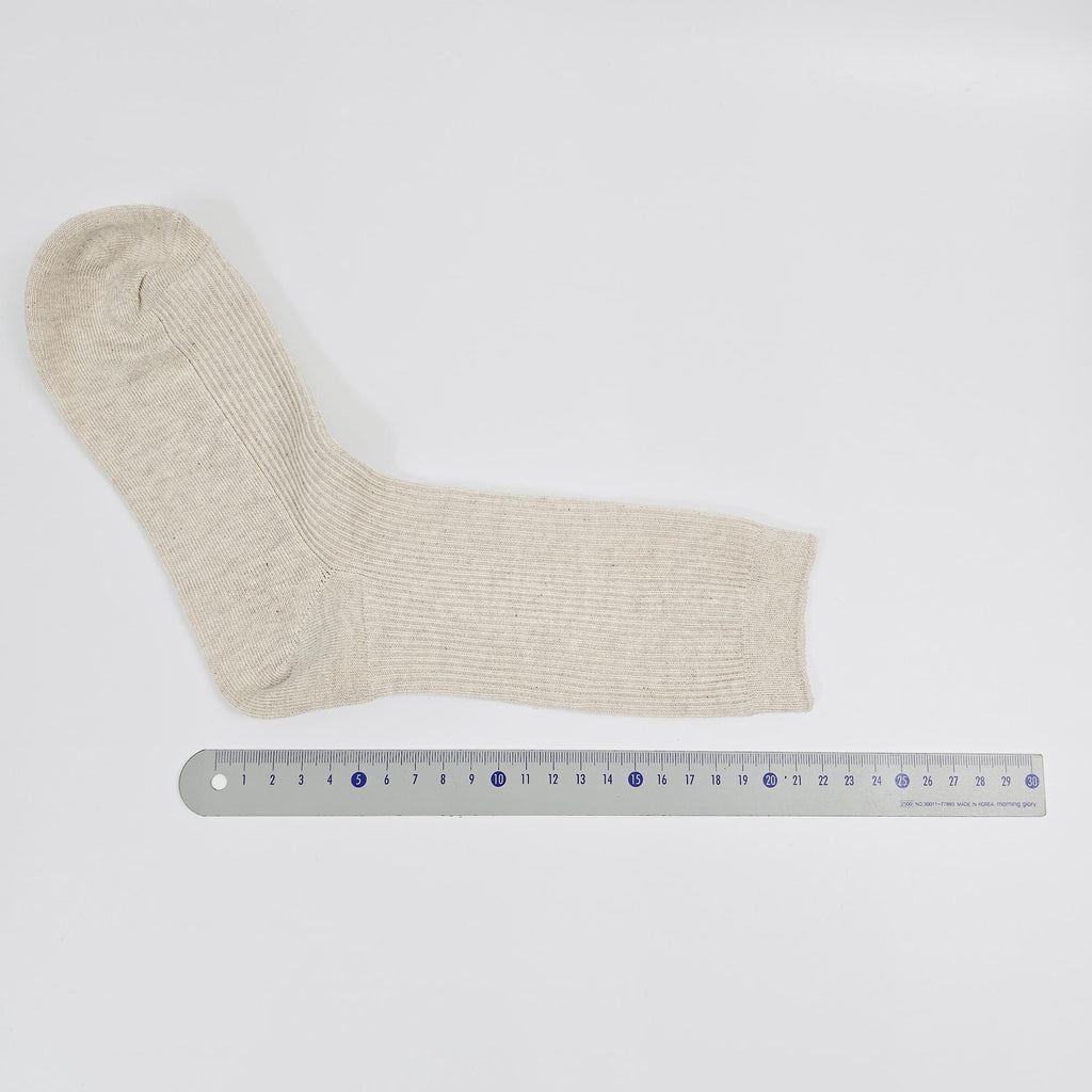 Cotton Crew Socks | Ribbed Solid Trouser Sock | Korean Socks | Minimalist Daily Gift