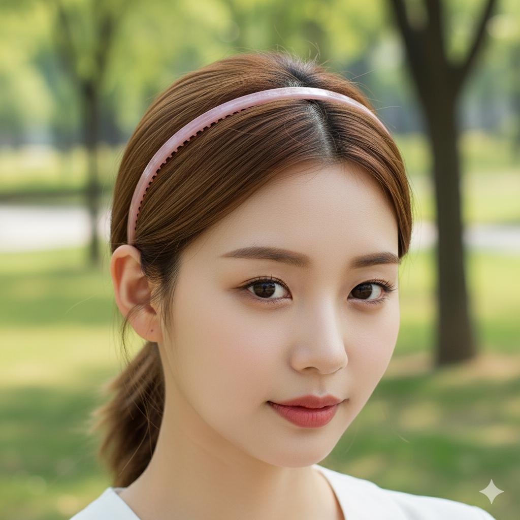 Pure Color Inner Wire Thin Headband / Simple Line Headband / Elegant Hair Accessories for Woman / Alice Headband