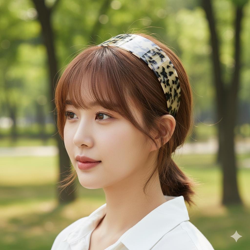 Leopard Print Broadband Full-Cover Wide Headband (2.3 Inch) / Hair Accessories for Woman / Alice Headband