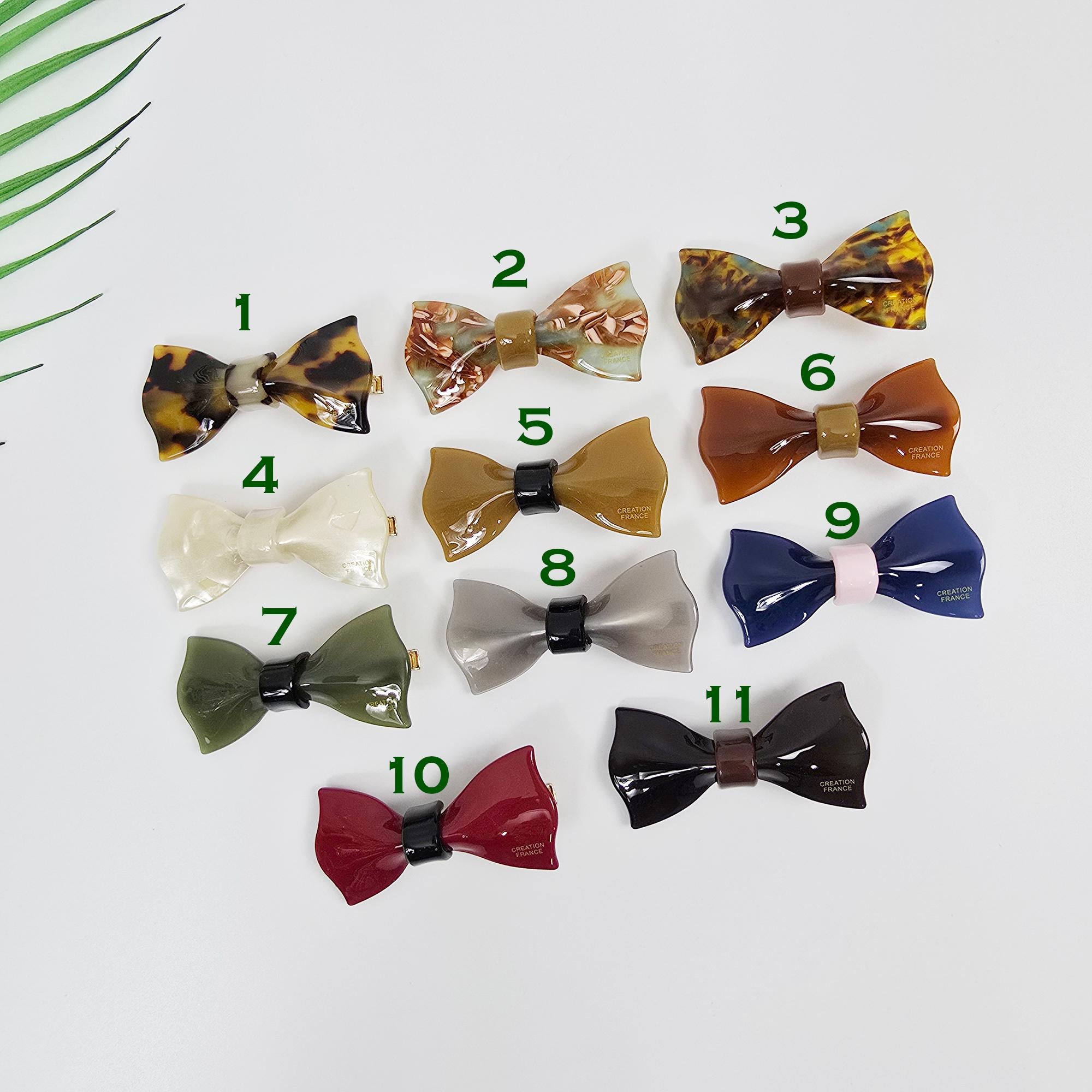 Ribbon Side Mini Hair Bobby Pin (2.6 Inch) / Vivid Color French Pin / Alligator Hair Clip for Woman