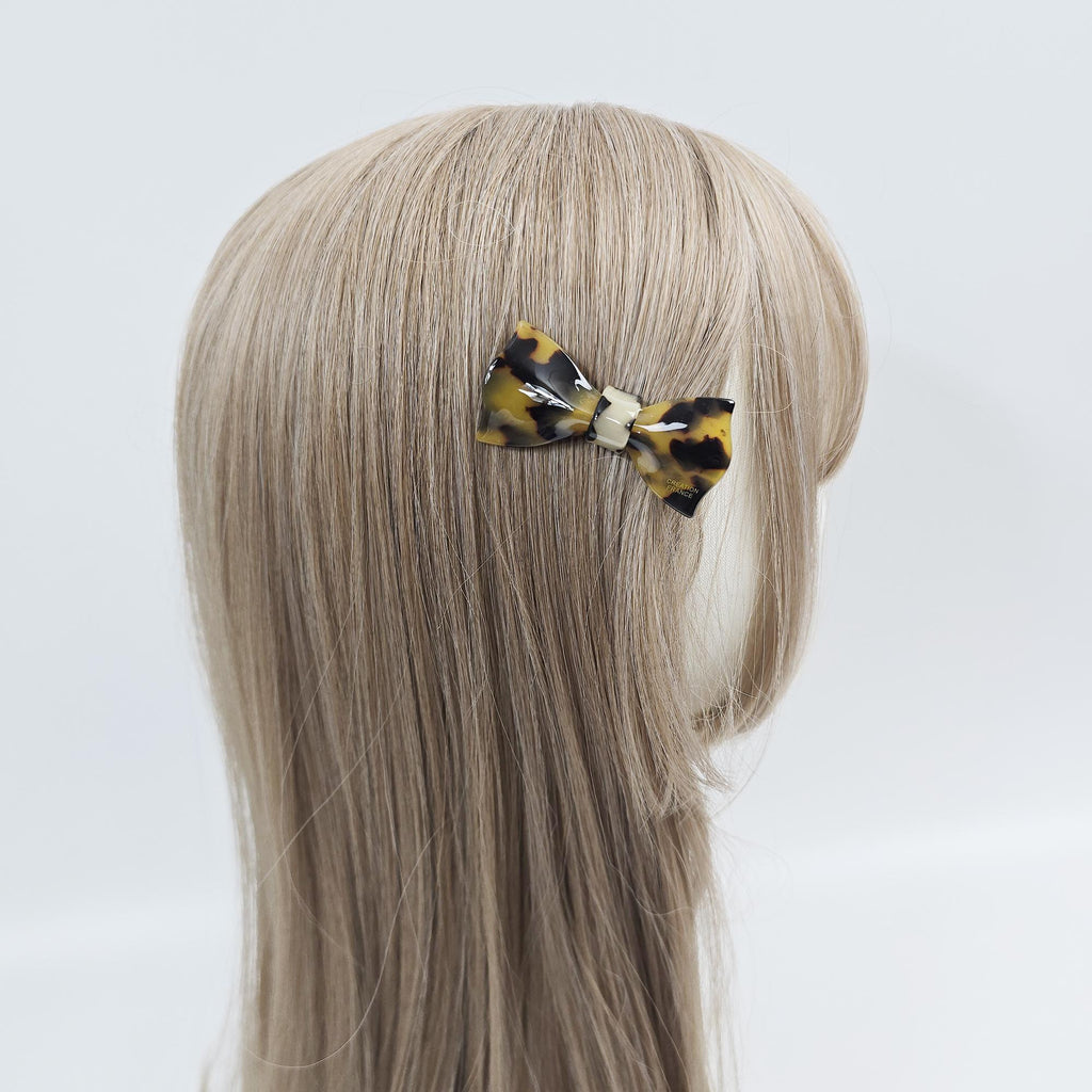 Ribbon Side Mini Hair Bobby Pin (2.6 Inch) / Vivid Color French Pin / Alligator Hair Clip for Woman