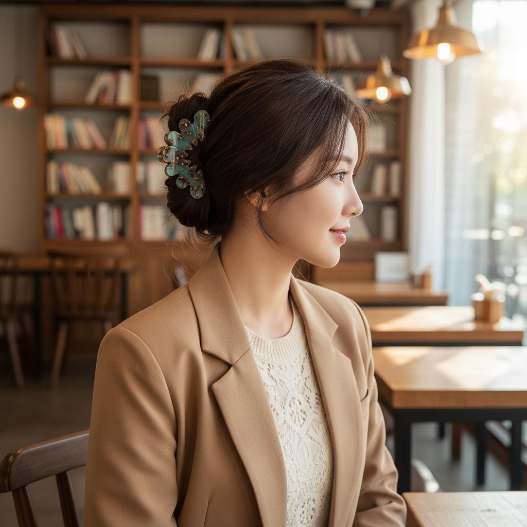 New Color Big Crown Updo Hair Claw Clip (4.1 Inch) / Elegance French Hair Pin / Hair Barrette for Woman