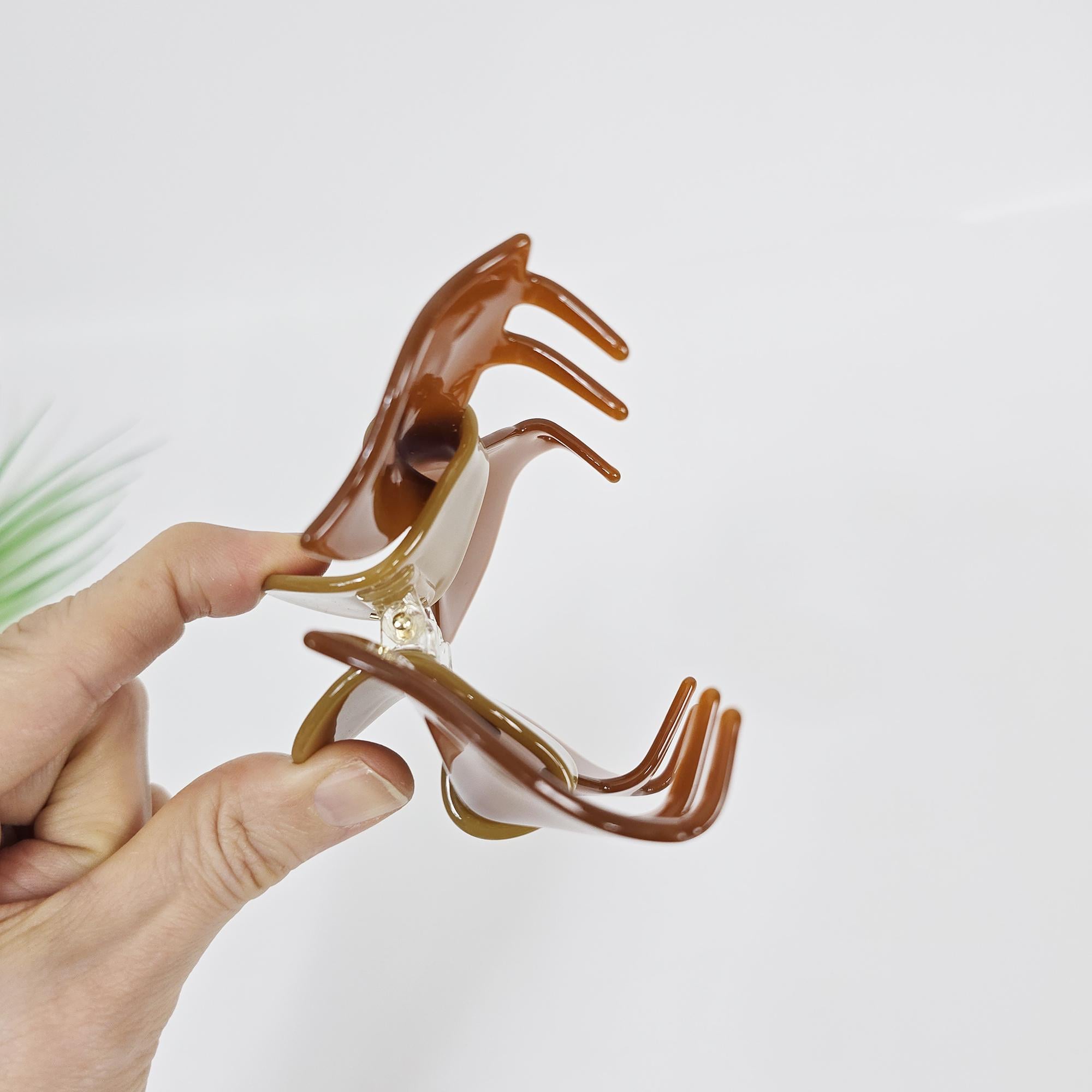 Ribbon Updo Hair Claw Clip (3.9 Inch) / Elegance French Hair Pin / Hair Barrette for Woman