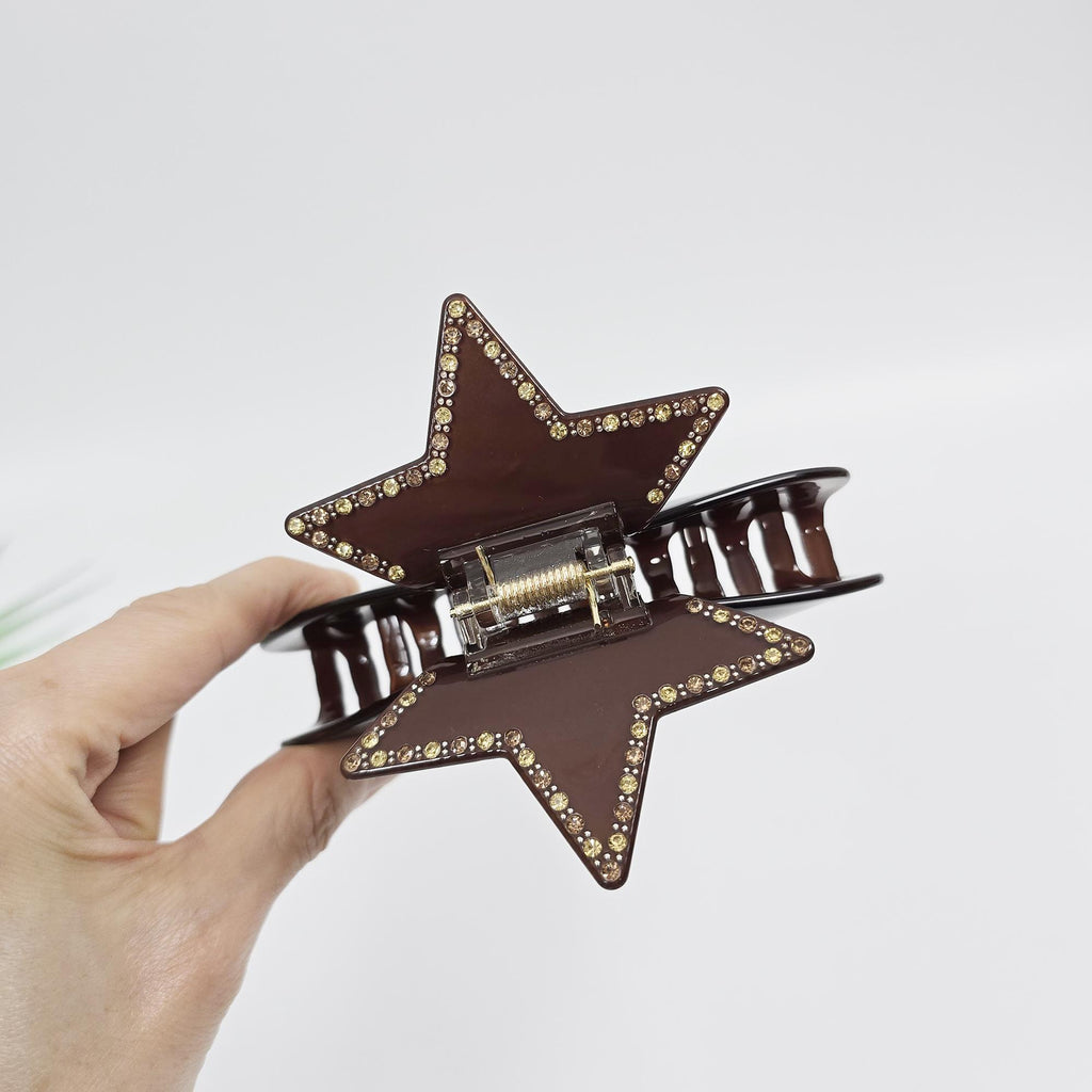 Stella Cubic Claw Updo Hair Claw Clip (4.7 Inch) / Elegance French Hair Pin / Hair Barrette for Woman