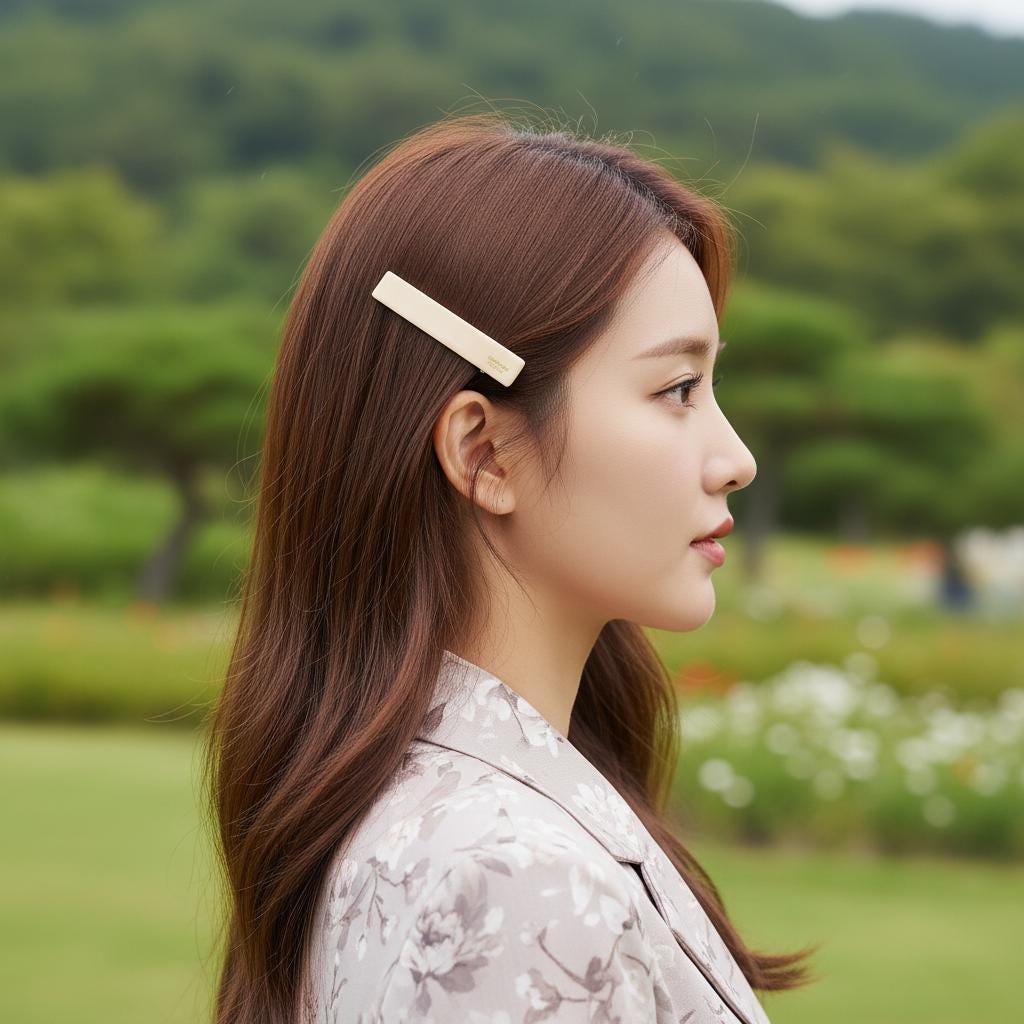Simple Long Line Hair Claw Clip (2.4 Inch) / Cute French Hair Pin / Alligator Hair Clip for Woman / Mini French Barrette for Girls