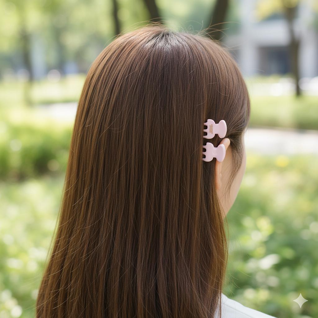 Pure Color Small Hair Clips / Tortoise Shell Mini French Hair Pin / Hair Barrette for Woman / Mini Octopus Hair Clip