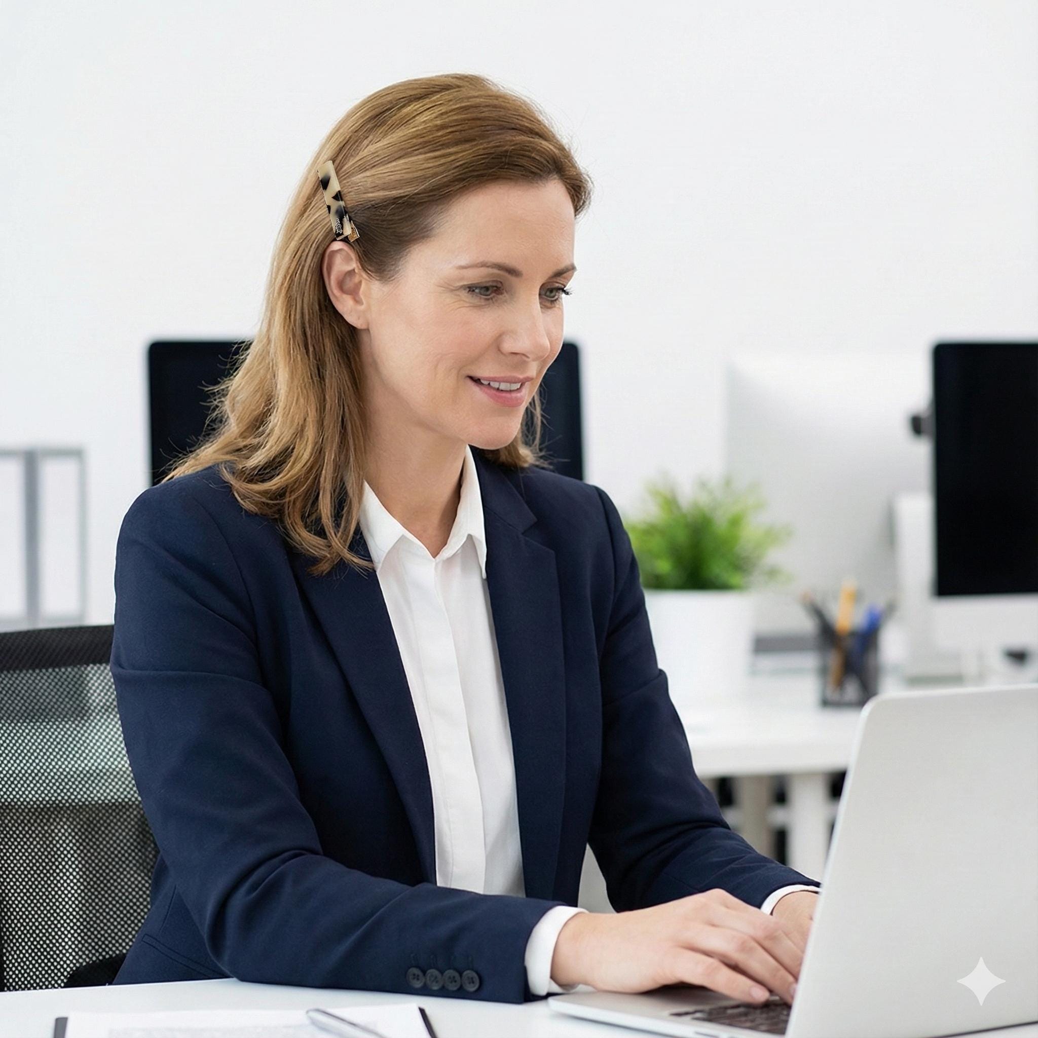 Cute Extra Mini Hair Clips (1.6 Inch) / Tortoise Shell Small French Hair Pin / Hair Accessory for Woman / Square French Barrette