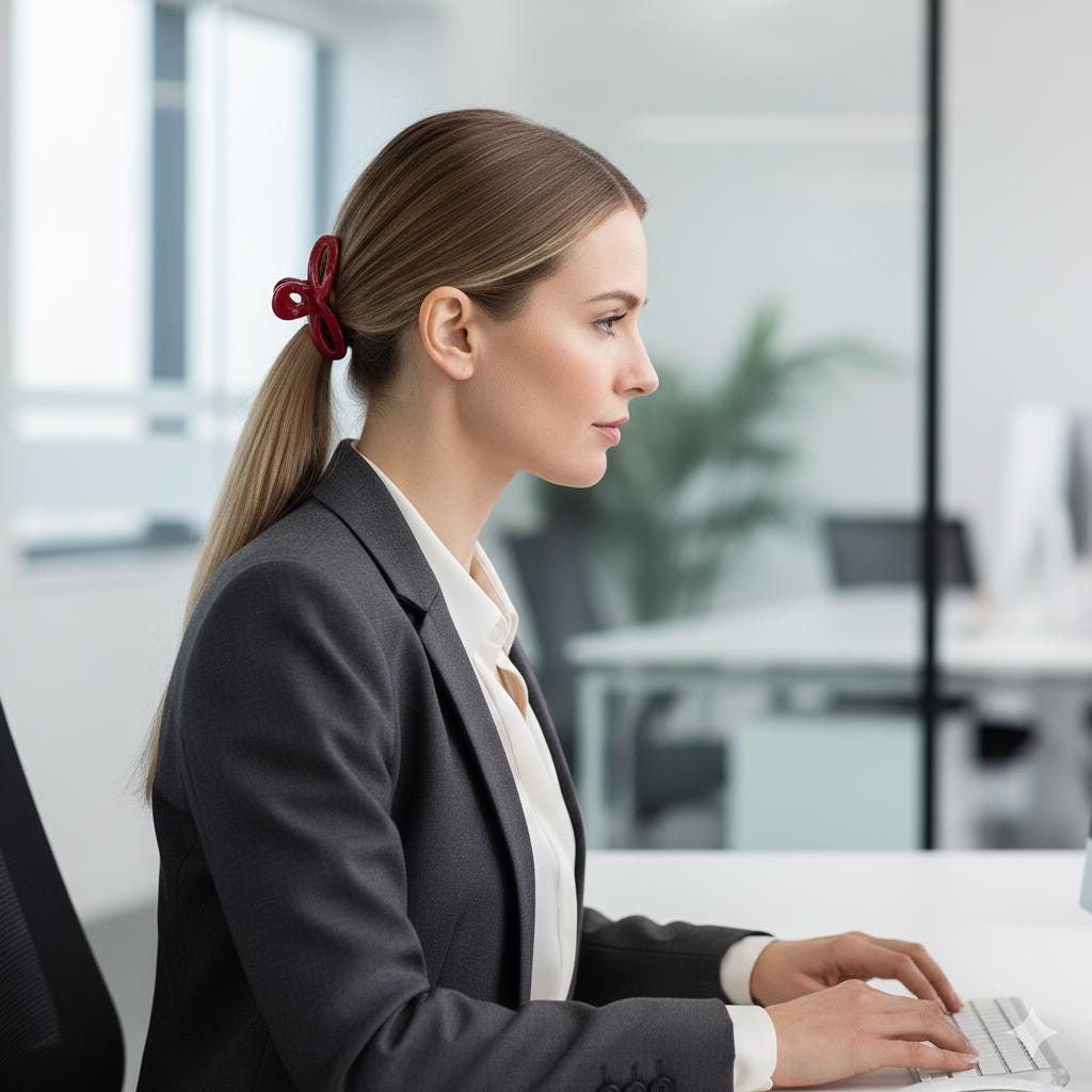 Summer Mini Round Ribbon Hair Claw Clip (1.7 Inch) / Vivid Color French Pin / Alligator Hair Clip for Woman