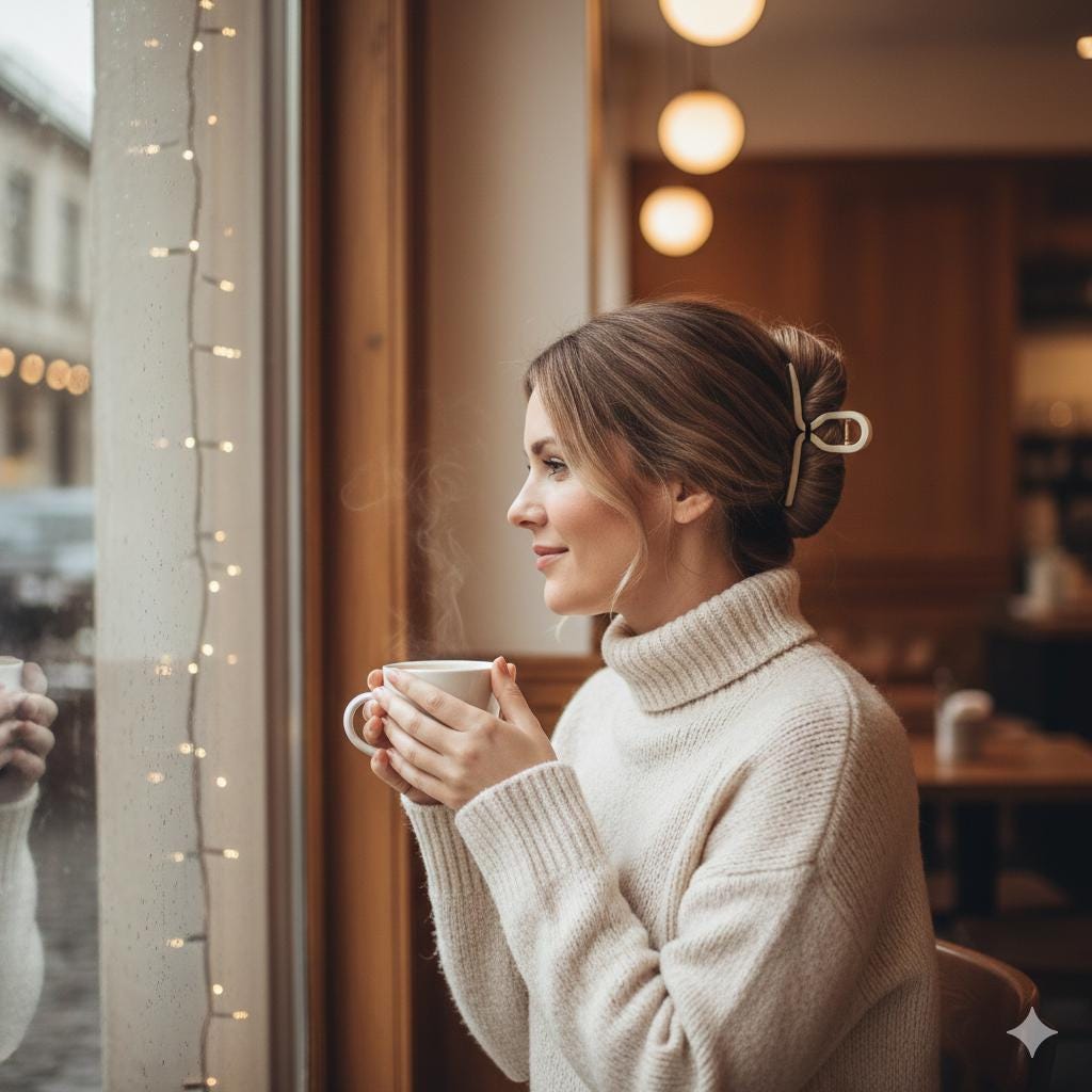 Luxurious Black Point Twist Updo Hair Claw (4.3 Inch) / Elegance French Hair Pin / Hair Barrette for Woman