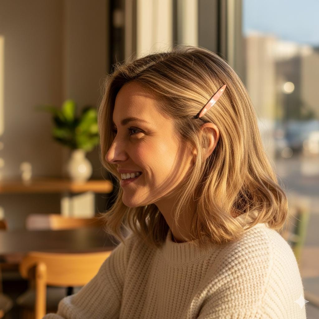 Leopard Long Oval Round Hair Stick Hairpin (2.6 Inch) / Cute Tortoise Shell French Hair Pin / Hair Accessory for Woman