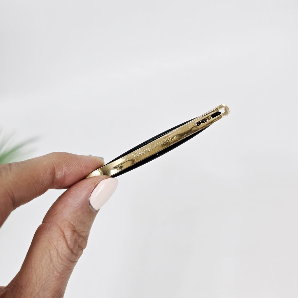 Leopard Long Oval Round Hair Stick Hairpin (2.6 Inch) / Cute Tortoise Shell French Hair Pin / Hair Accessory for Woman