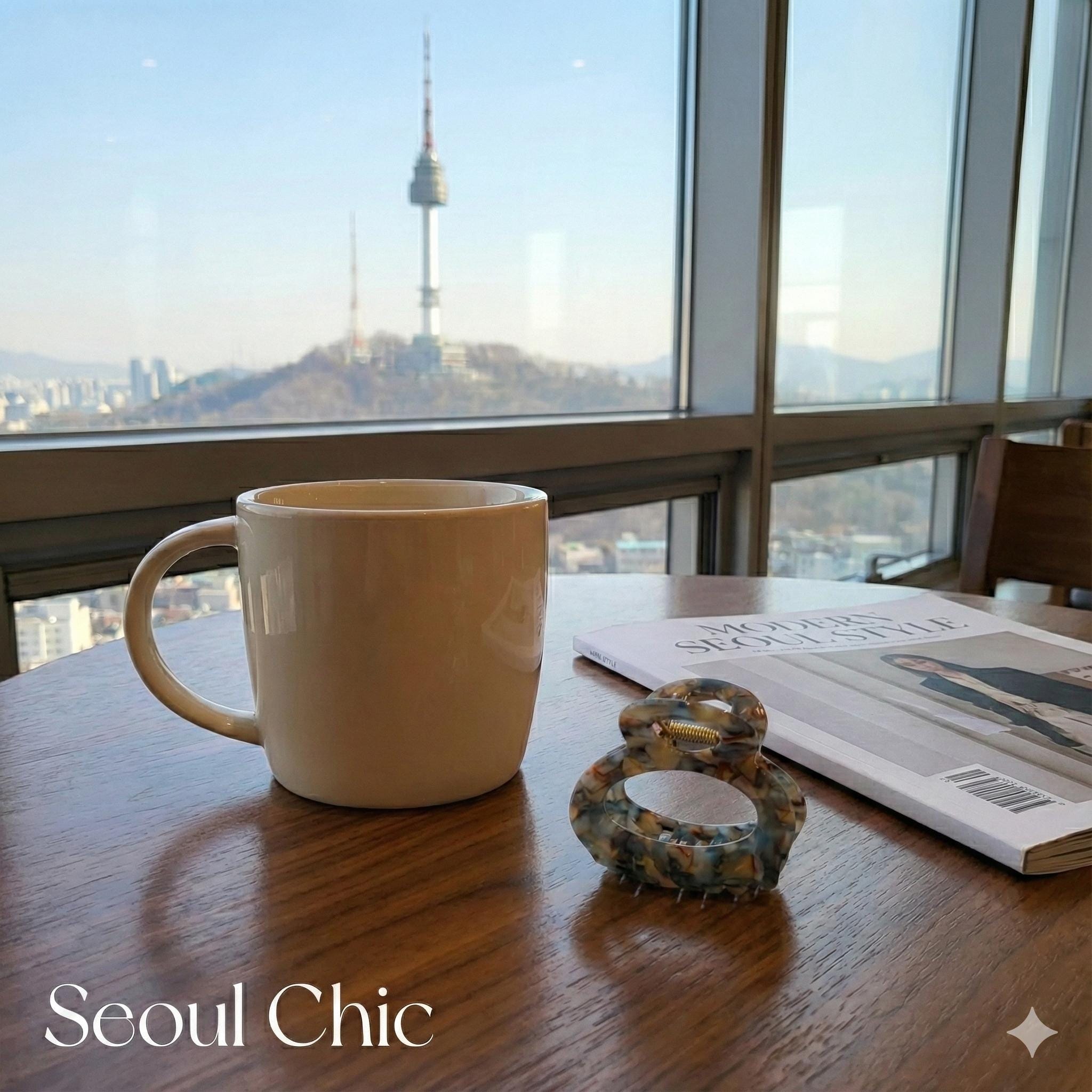 Leopard Snowman Hair Claw Clip (2.2 Inch) / Tortoise Shell Medium Size Ponytail Holder / Hair Barrette for Woman