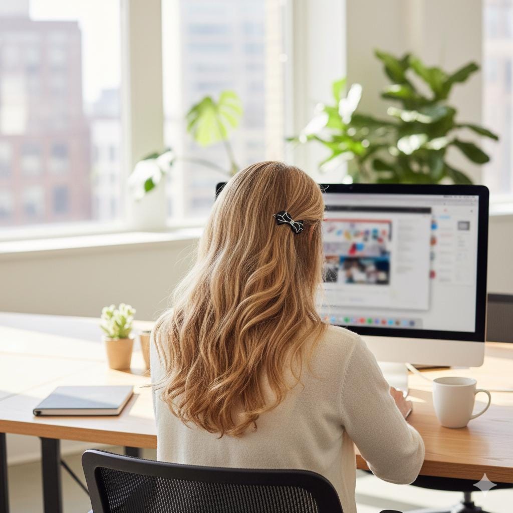 Laurence Annie Ribbon Small Bobby Pin (1.7 Inch) / Luxurious French Hair Pin / Hair Accessory for Woman / Mini Hair Clips