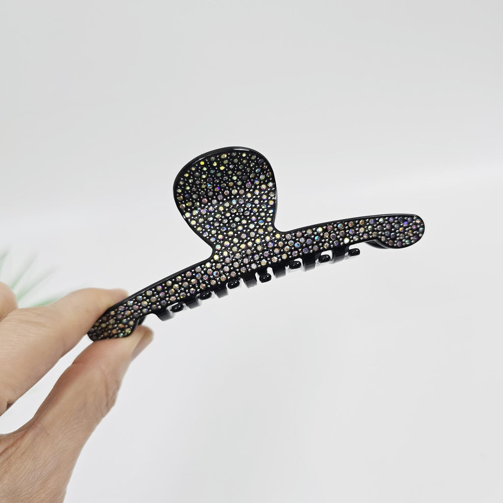 Rhinestone Alligator Clip (4.9 Inch) | French Pin | Korean Hair Pin | Sparkly Crystal Barrette