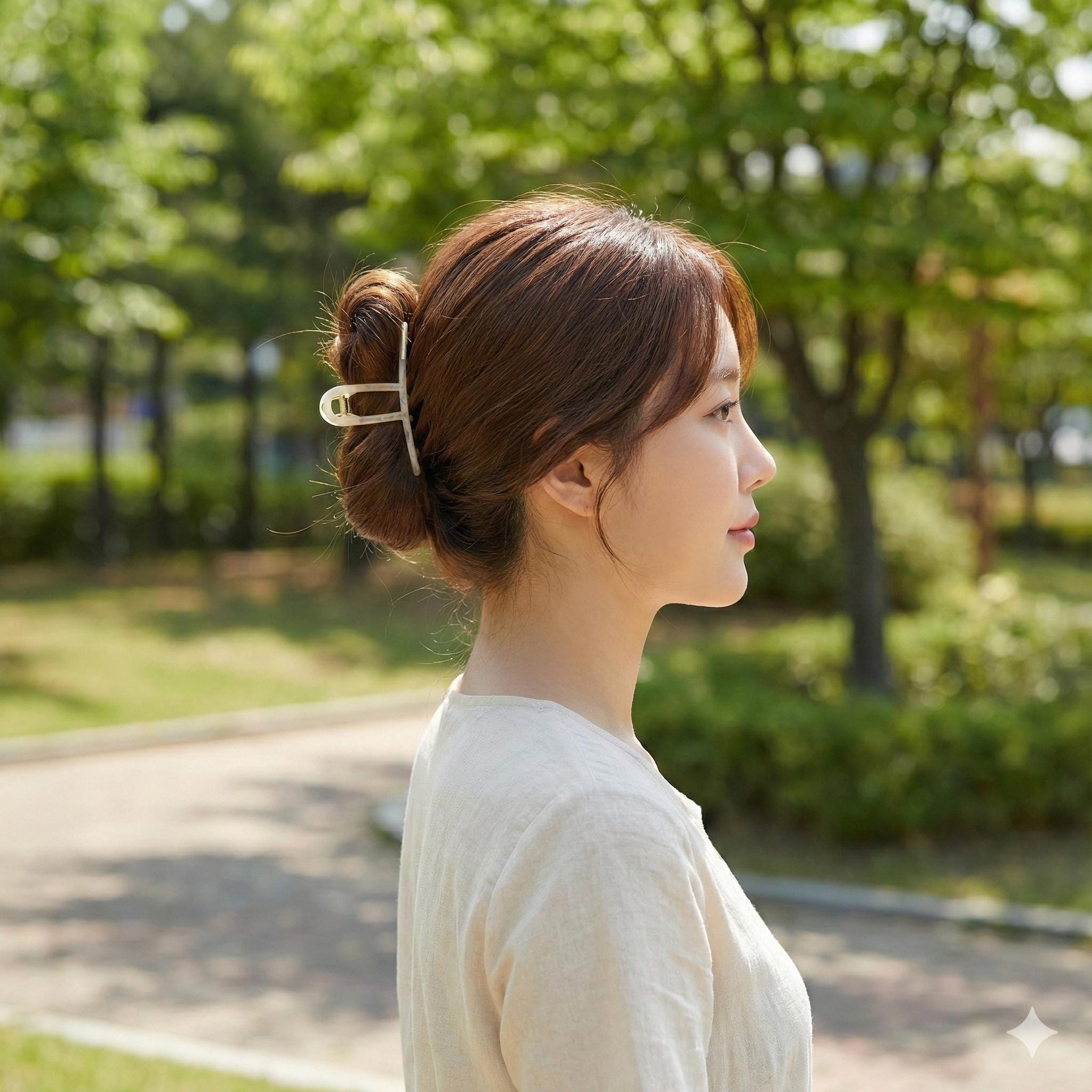 Acetate Claw Clip (3.5 Inch) | French Pin | Korean Hair Pin | Minimalist Accessories