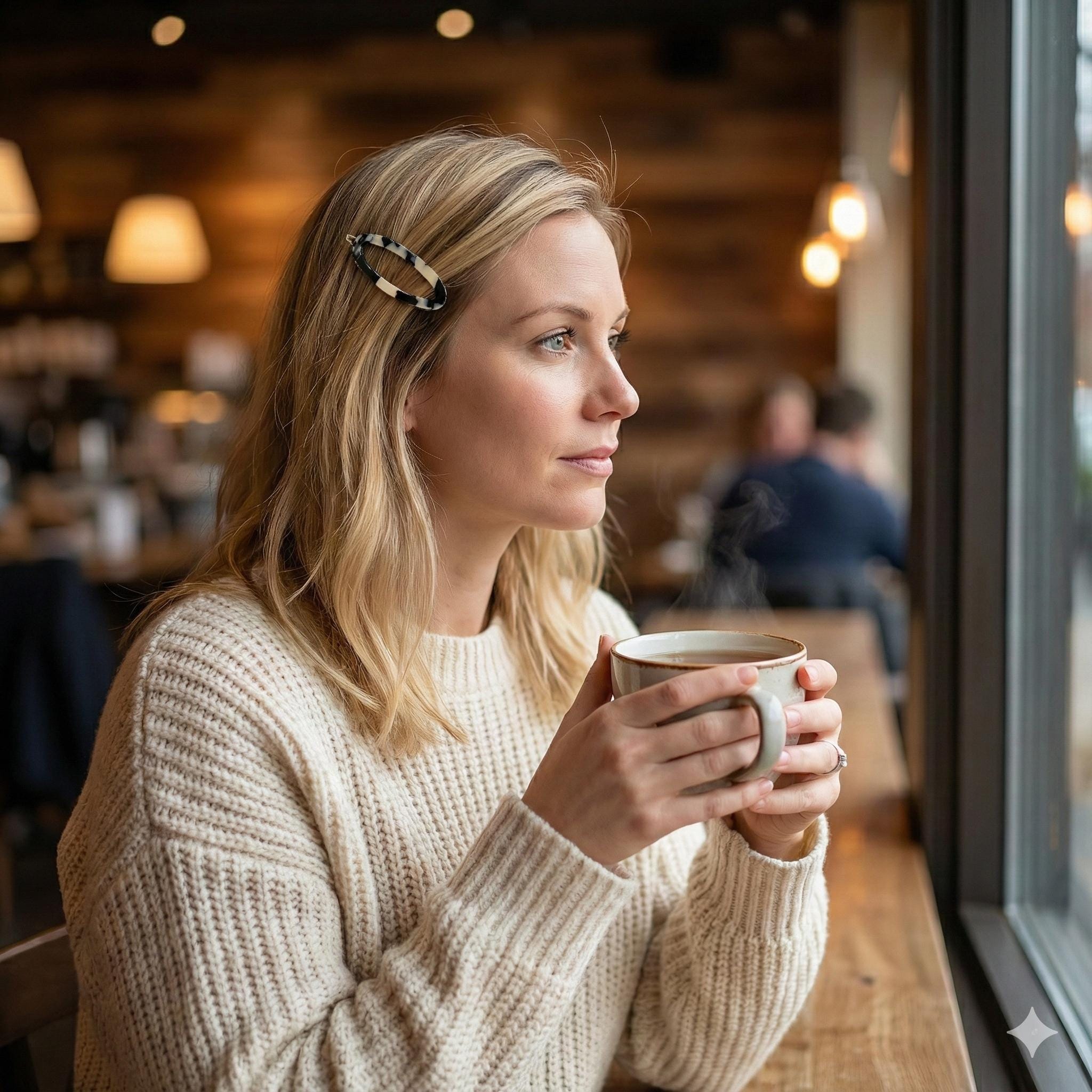 Laurence Oval RIng Bobby Pin (2.4 Inch) / Luxurious Small French Hair Pin / Hair Accessory for Woman / Mini Hair Clips