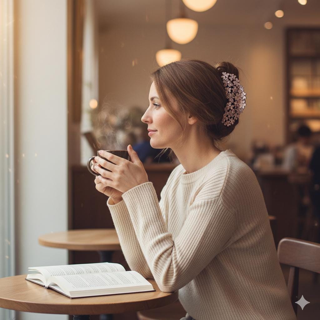 Brightening Blossom Garden Big Clip Hair Claw (4.7 Inch) / Pastel Color French Hair Pin / Hair Barrette for Woman