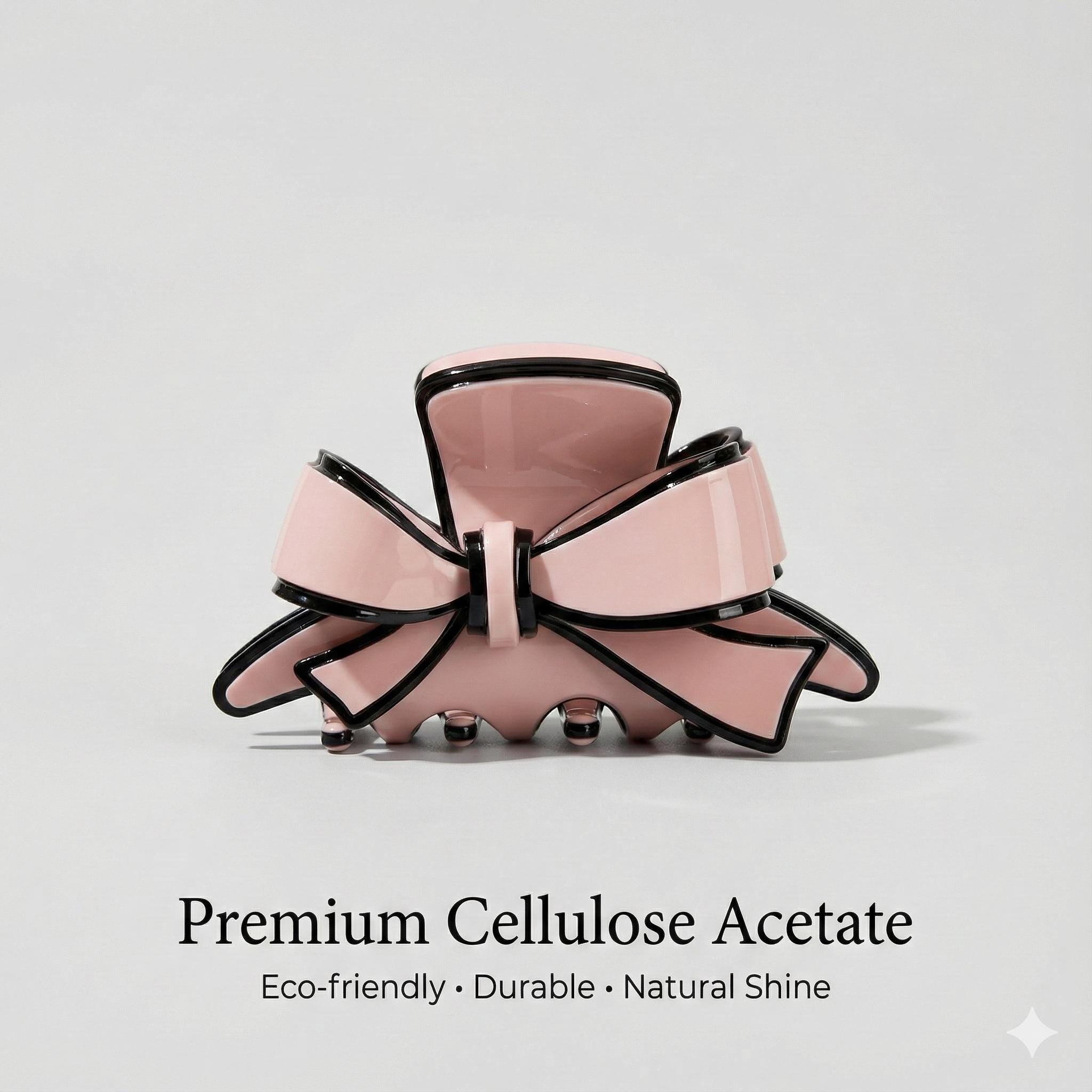 Pastel Color Fashion Ribbon Hair Claw Clip (2.4 Inch) / Luxurious French Hair Pin / Hair Accessory for Woman