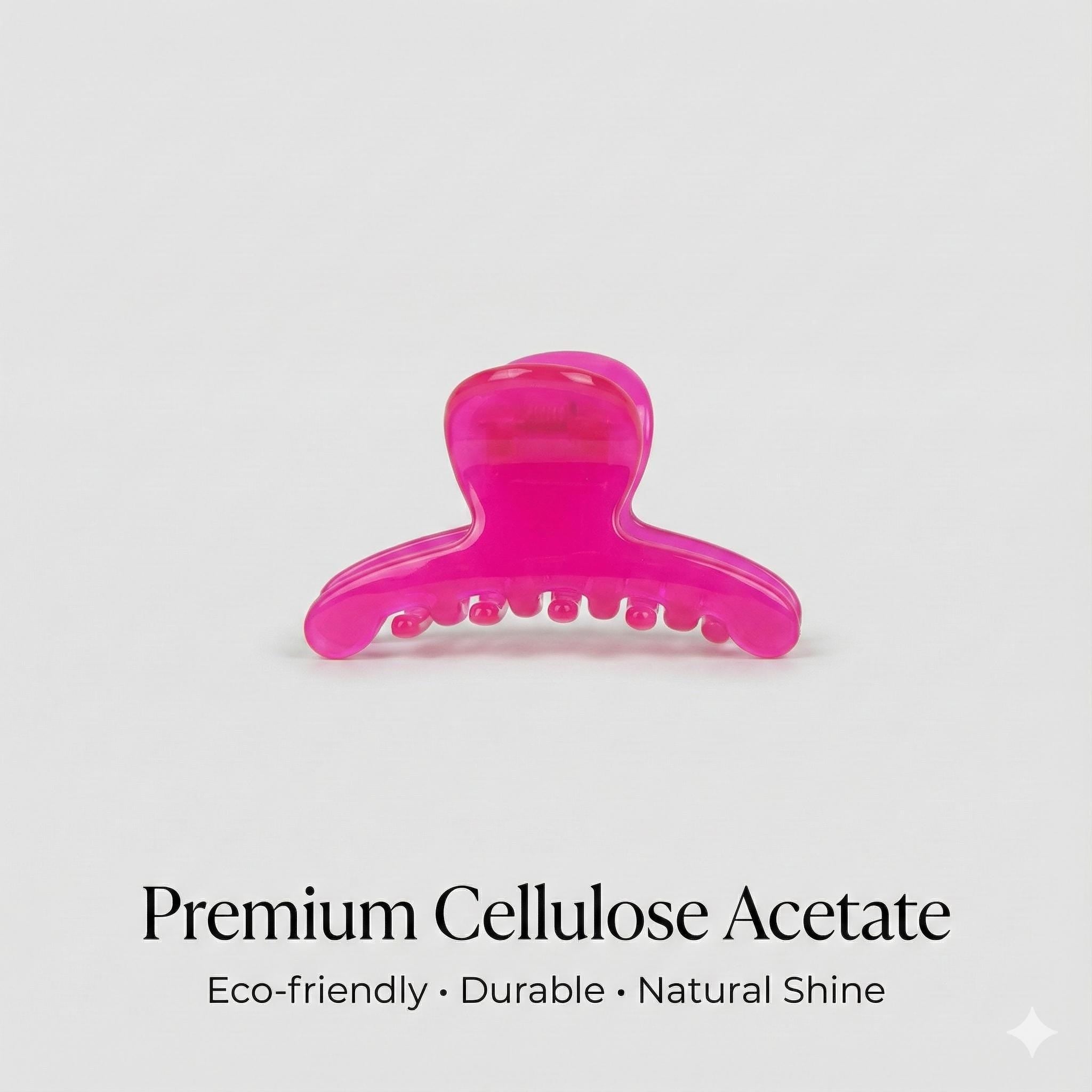 Pure Color Extra Mini Hair Clips (1.6 Inch) / Cute Small Hair Claw Clip / Hair Barrette for Woman / Octopus Hair Clip