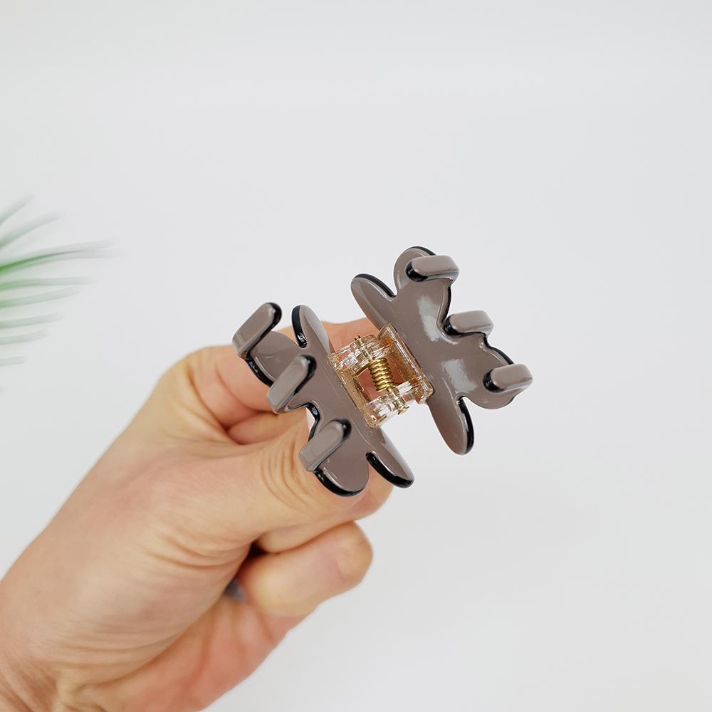 Pastel Color Flower Mini Hair Clips / Cute Small French Hair Pin / Hair Barrette for Woman / Floral Hair Clip for Girls