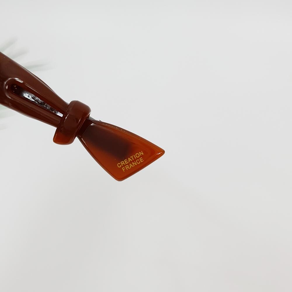 Leopard Tie Shape Hair Claw Clip (3.5 Inch) / Tortoise Shell Pure Color French Hair Pin / Alligator Hair Clip for Woman
